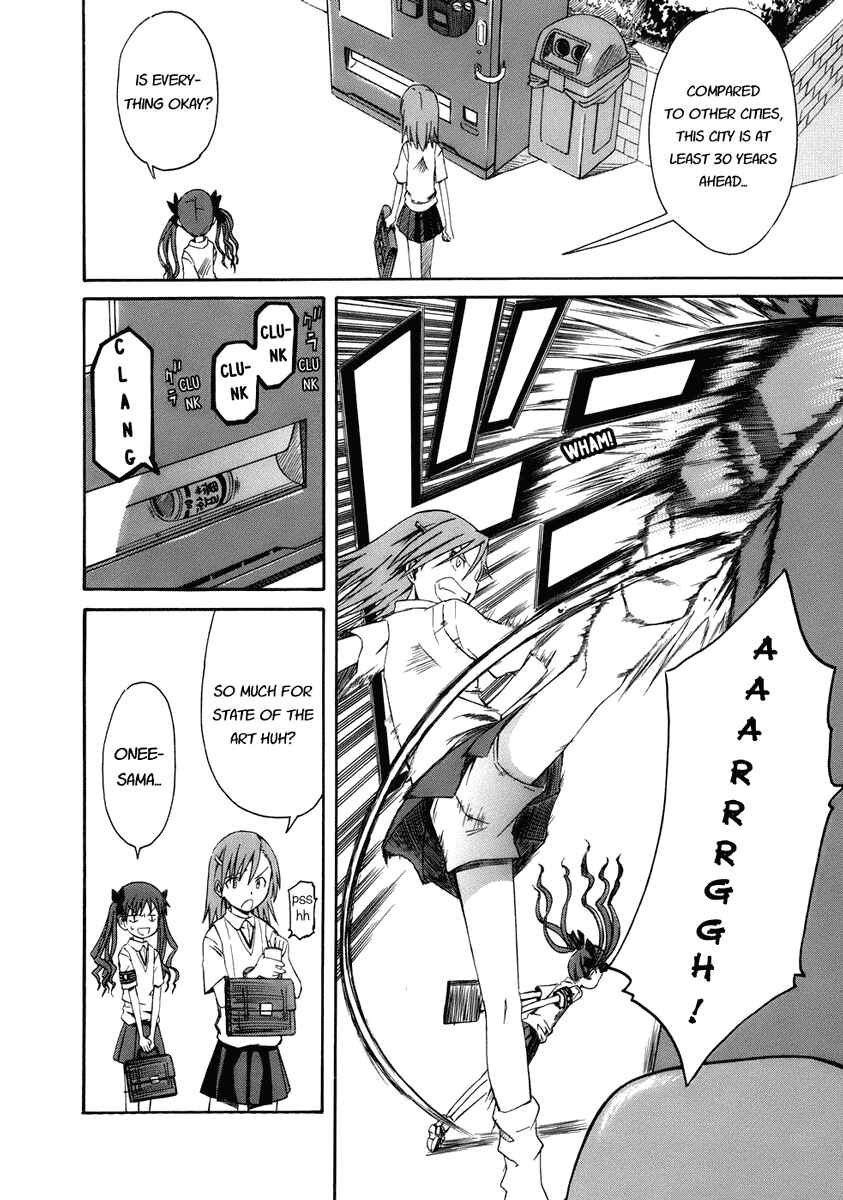 Toaru Majutsu no Index Gaiden: Toaru Kagaku no Railgun Chapter 1 - Page 15
