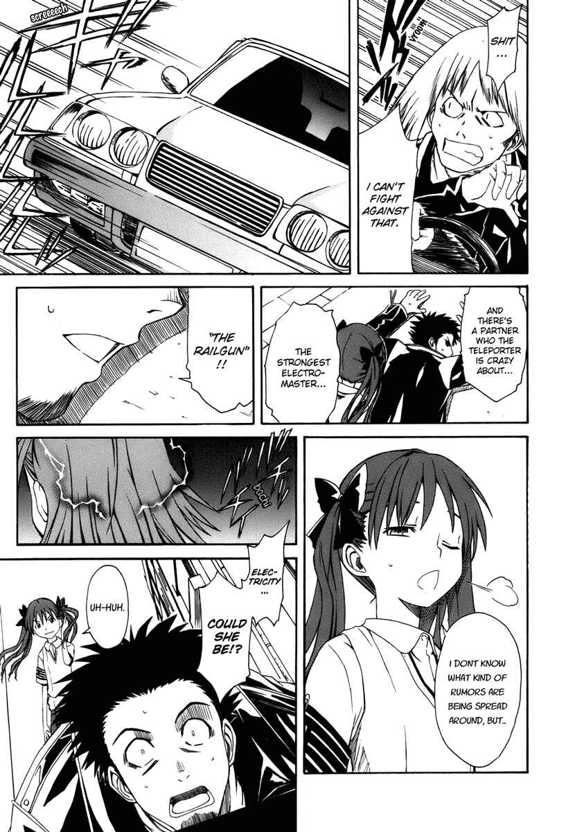 Toaru Majutsu no Index Gaiden: Toaru Kagaku no Railgun Chapter 1 - Page 38