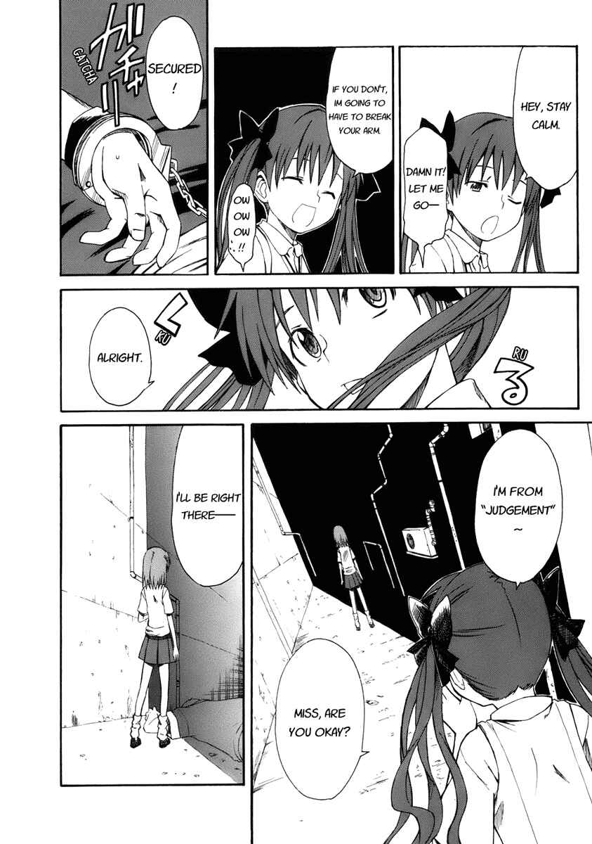Toaru Majutsu no Index Gaiden: Toaru Kagaku no Railgun Chapter 1 - Page 8