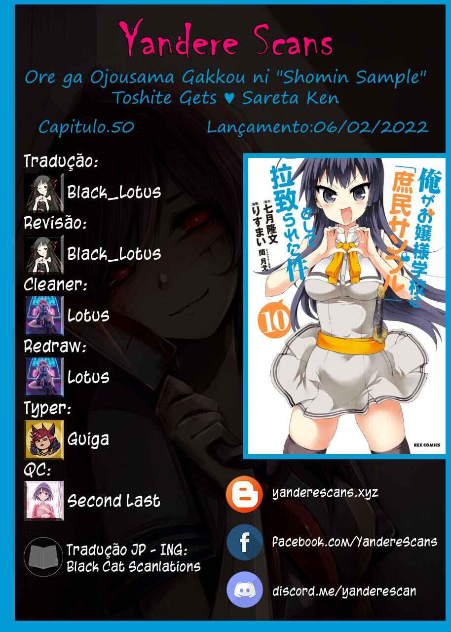 Ore ga Ojousama Gakkou ni "Shomin Sample" to shite Rachirareta Ken Chapter 50 - Page 1