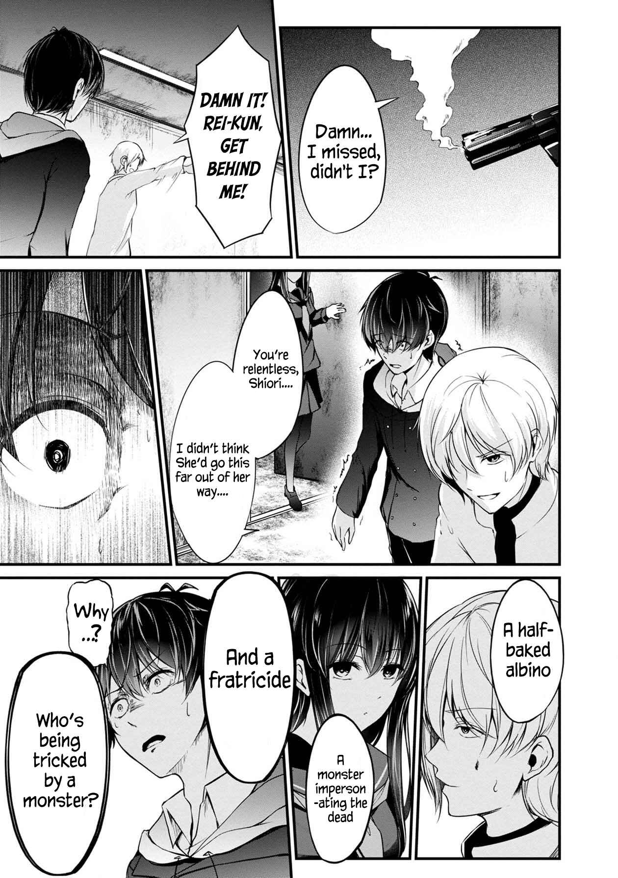 Namae no nai Kaibutsu - Kumo to Shoujo to Ryoki Satsujin Chapter 28 - Page 44