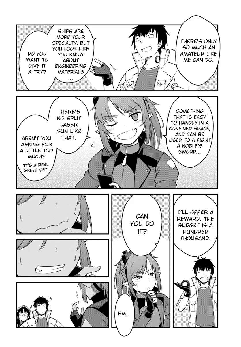 Mezametara Saikyou Soubi to Uchuusen-mochi datta node, Ikkodate Mezashite Youhei to shite Jiyuu ni Ikitai Chapter 43.1 - Page 12