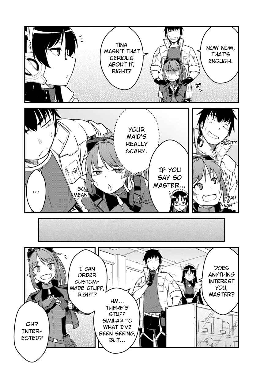 Mezametara Saikyou Soubi to Uchuusen-mochi datta node, Ikkodate Mezashite Youhei to shite Jiyuu ni Ikitai Chapter 43.1 - Page 9