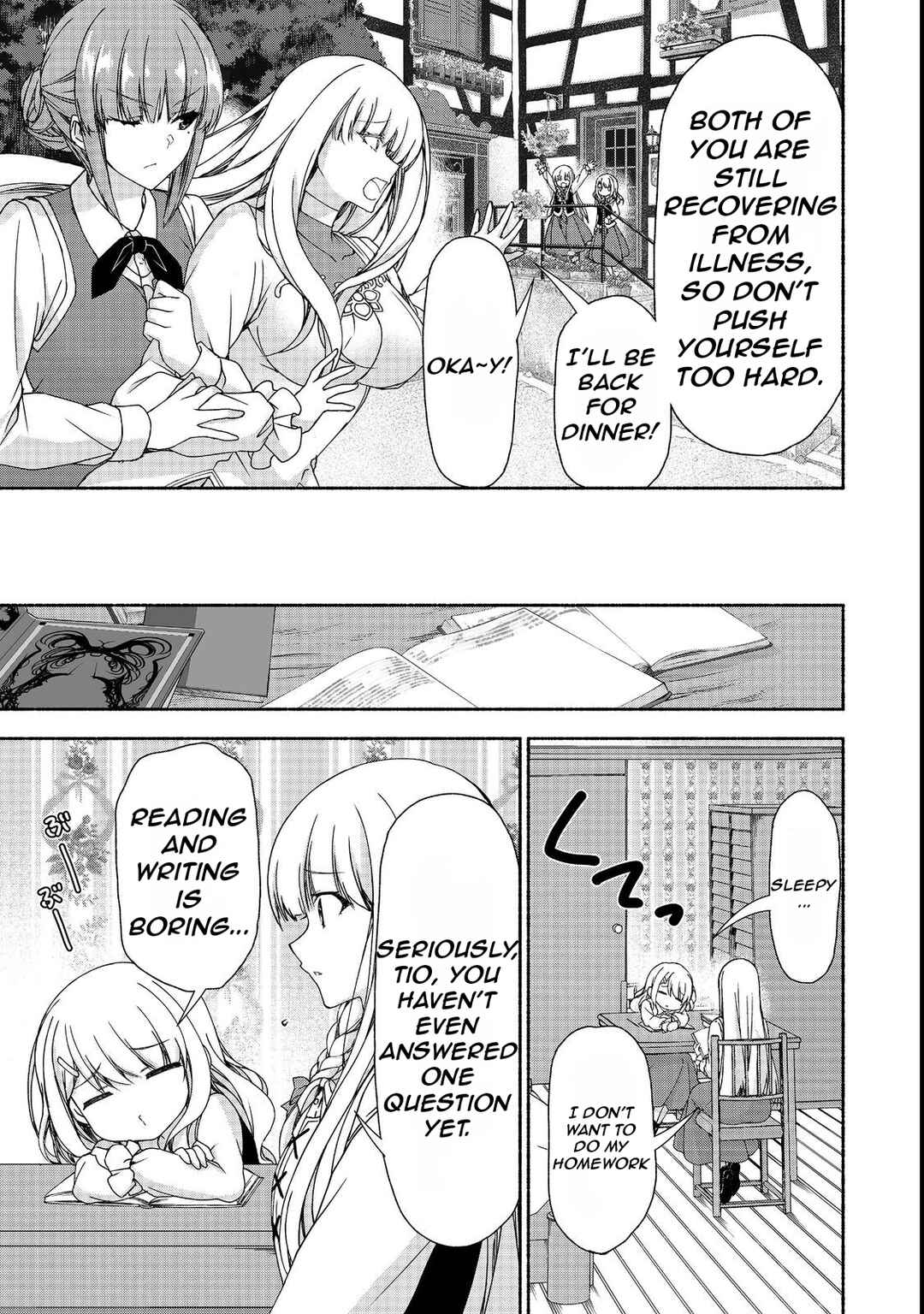 Moto Kizoku Reijou de Mikon no Haha Desuga, Musumetachi ga Kawaii Sugite Boukenshagyo mo Ku ni Narimasen Chapter 15.1 - Page 11