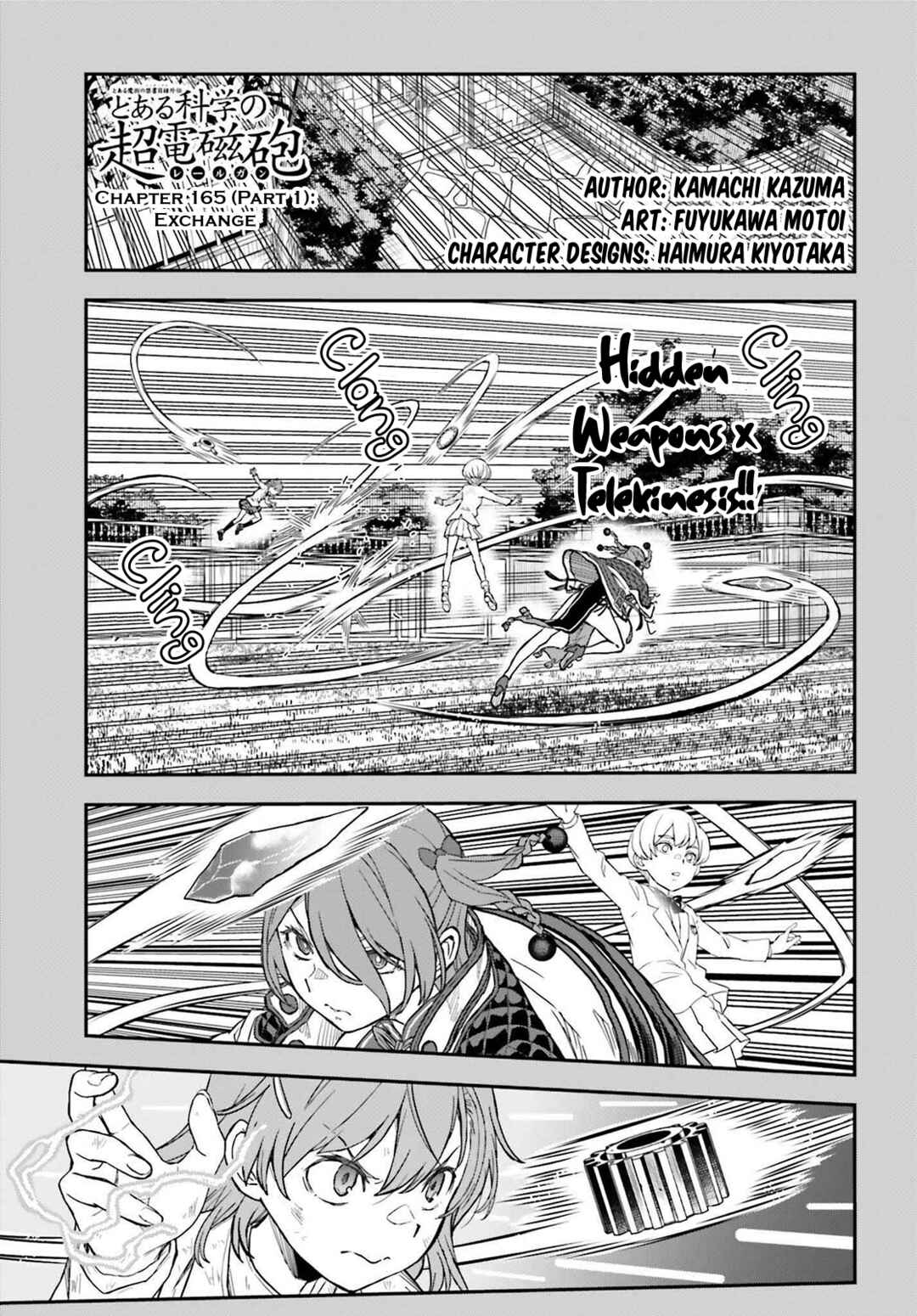 Toaru Majutsu no Index Gaiden: Toaru Kagaku no Railgun Chapter 165.1 - Page 1
