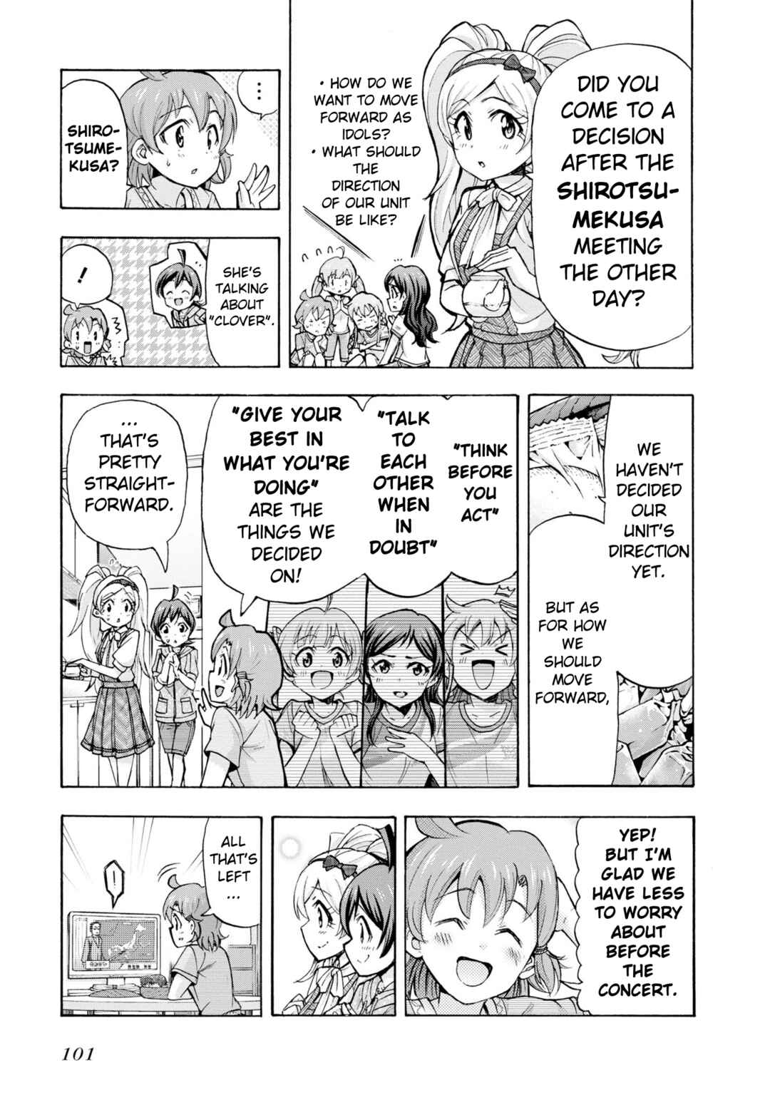 THE iDOLM@STER MILLION LIVE! Blooming Clover Chapter 29 - Page 9