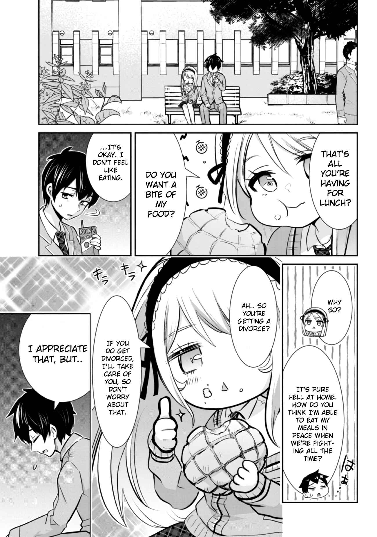 Class no Daikirai na Joshi to Kekkon Suru Koto ni Natta. Chapter 6.1 - Page 8