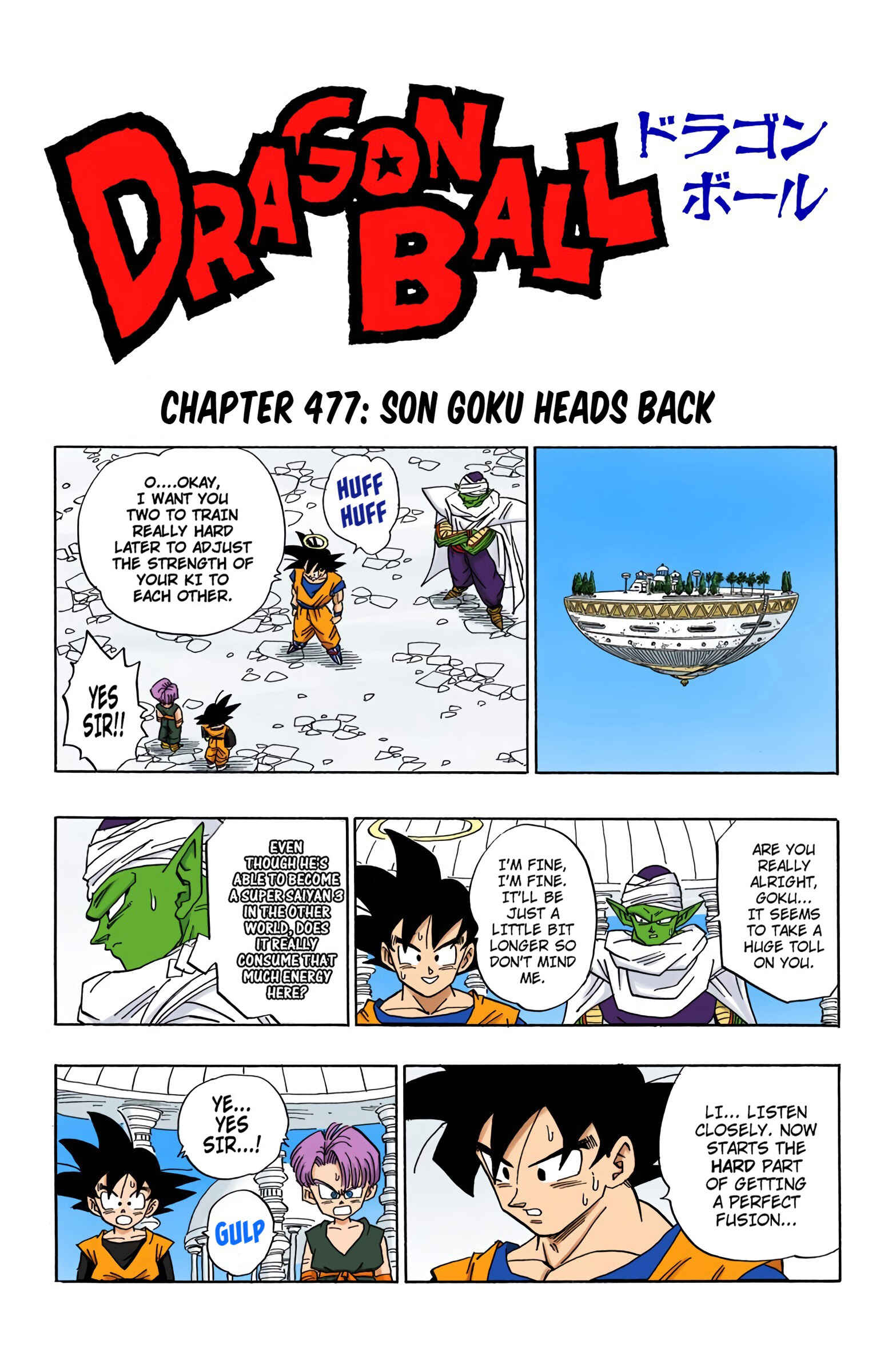 Dragon Ball (Official Colored) Chapter 477 - Page 1