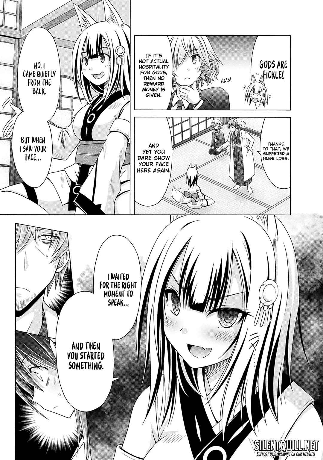 Shakkin 100-oku no Kami Miko, Onsen Yado no Ossan ni Kawareru Chapter 6 - Page 12