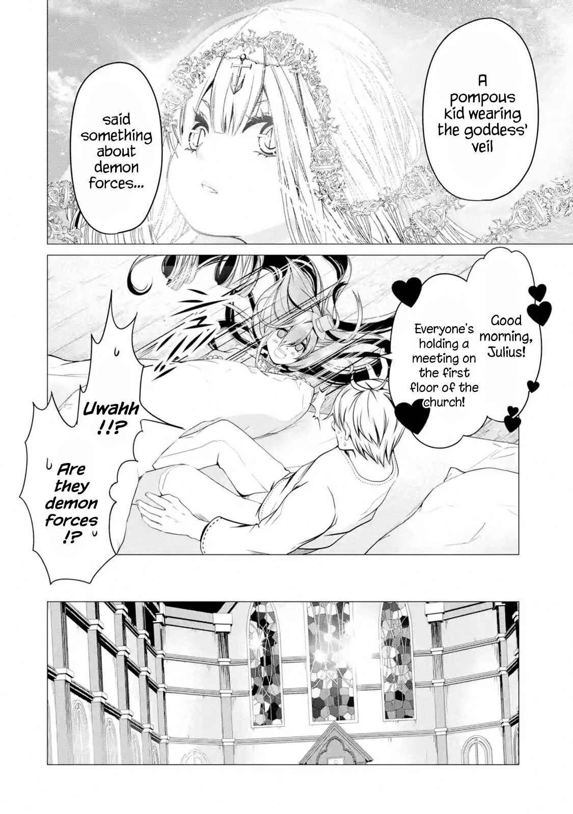 I'm Working at the Church as a Priest, but I Want to Be Cut Some Slack from the Mutilated Bodies of the Heroes that Keep Getting Sent to Me Chapter 4.1 - Page 4