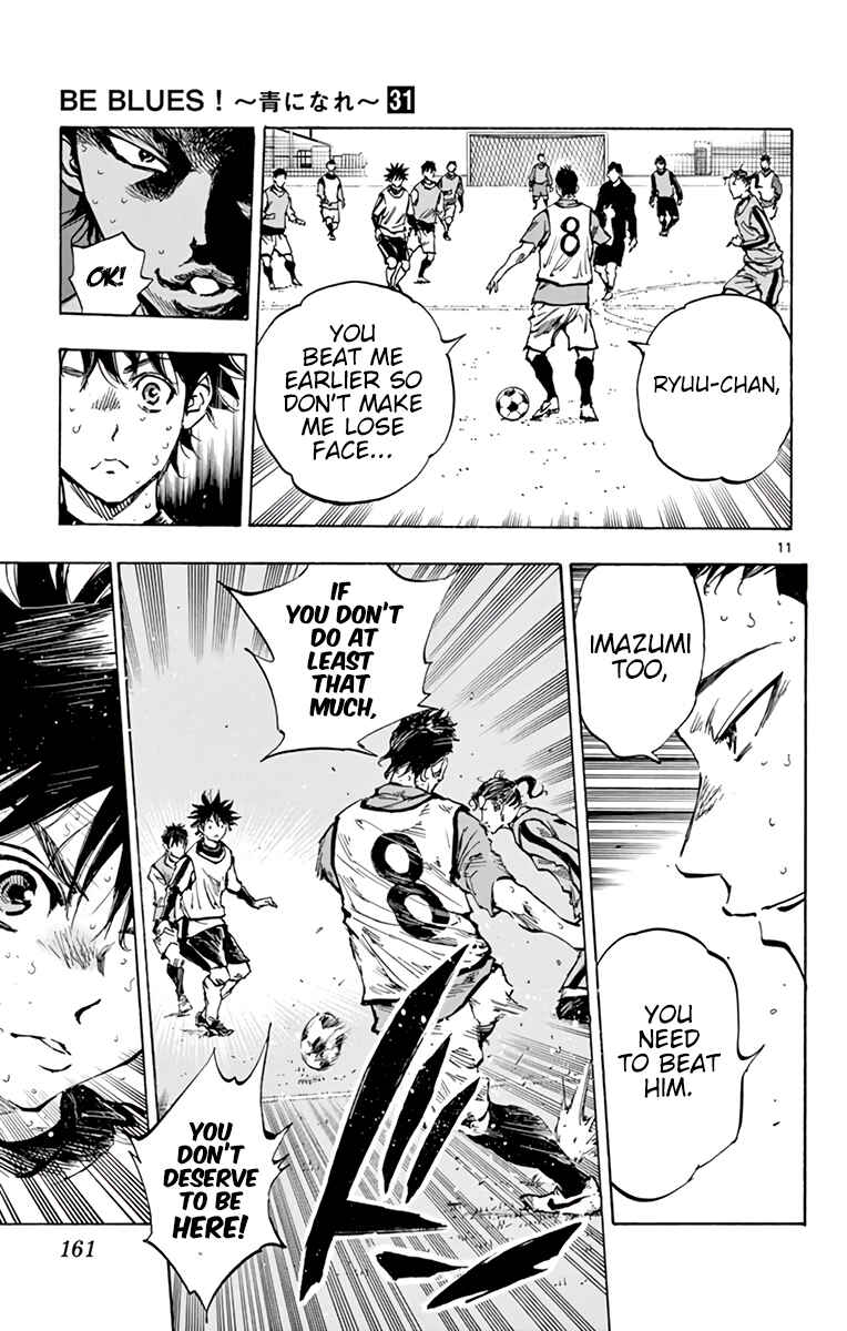 BE BLUES ~Ao ni Nare~ Chapter 308 - Page 11