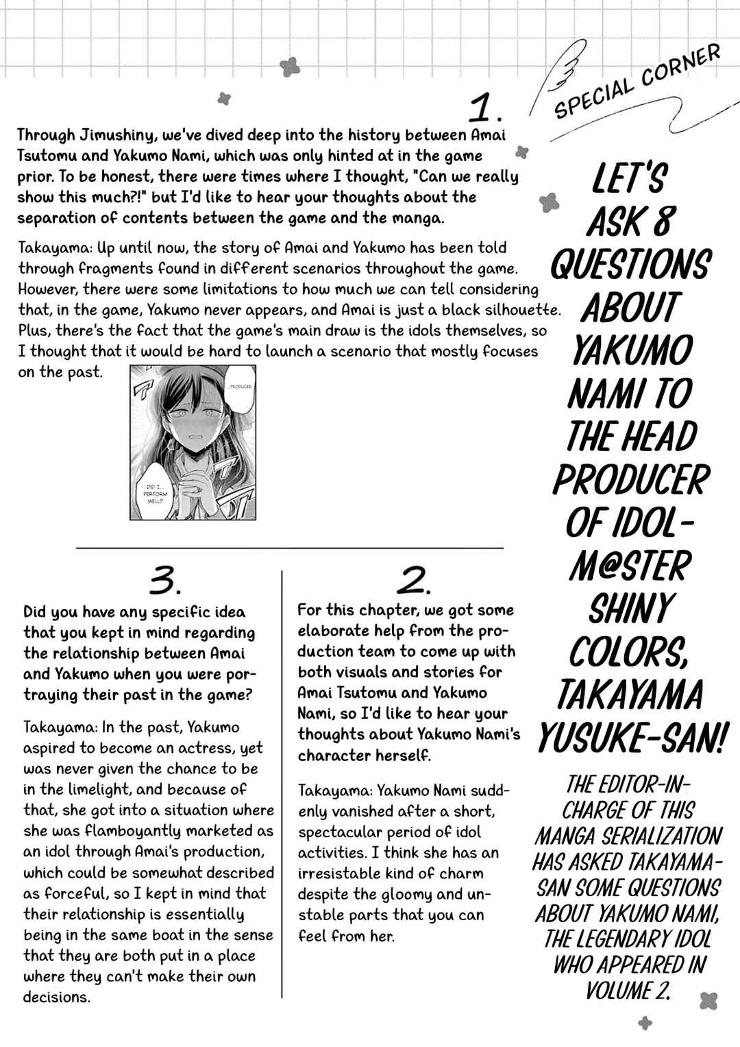 THE iDOLM@STER: Shiny Colors - Hazuki's Shinography Chapter 8.5 - Page 2