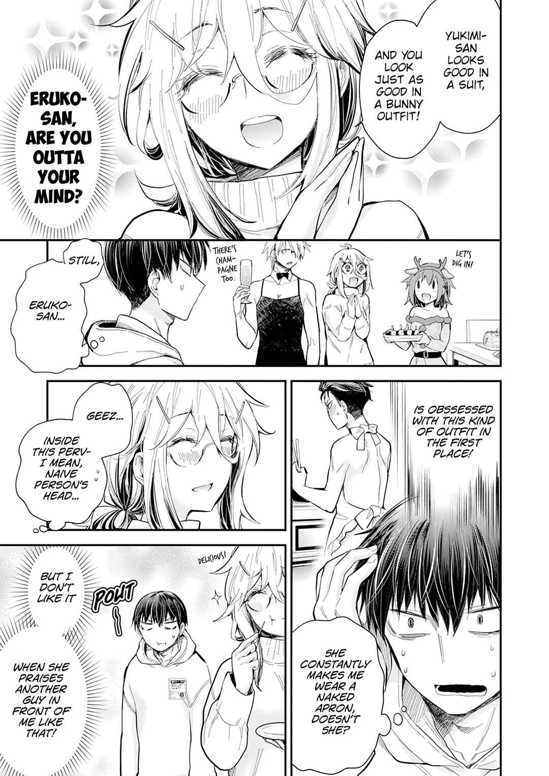 Shingeki no Eroko-san: Hen na Oneesan wa Danshi Kousei to Nakayoku Naritai Chapter 36 - Page 15