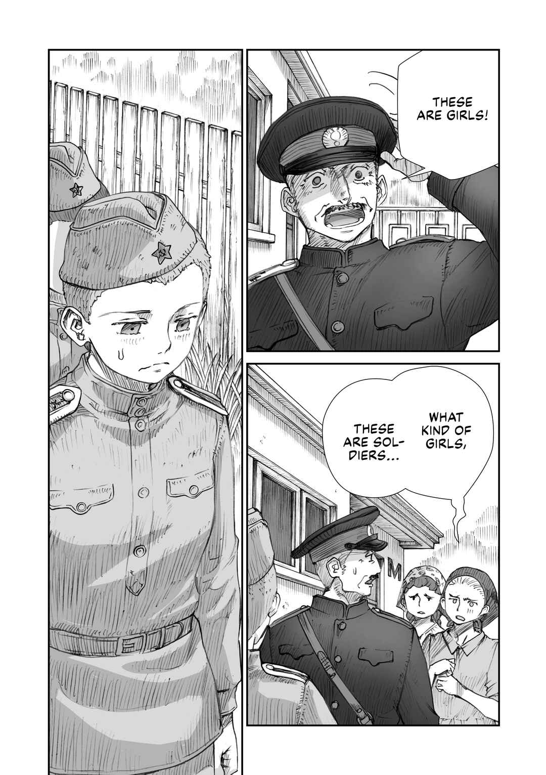Sensou wa Onna no Kao wo Shiteinai Chapter 26.3 - Page 9