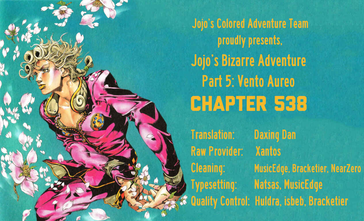 JoJo no Kimyou na Bouken: Part 5 - Ougon no Kaze Color-ban Chapter 99 - Page 20