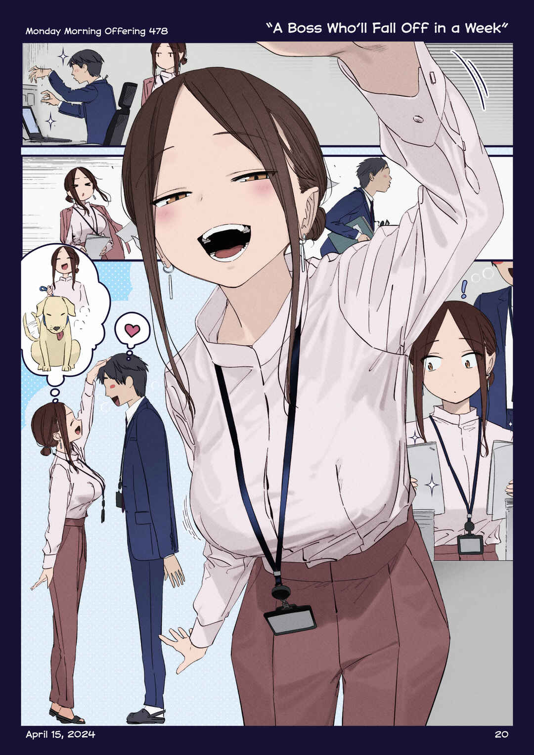 Getsuyoubi no Tawawa (Twitter Webcomic) (Fan Colored) Chapter 50 - Page 19