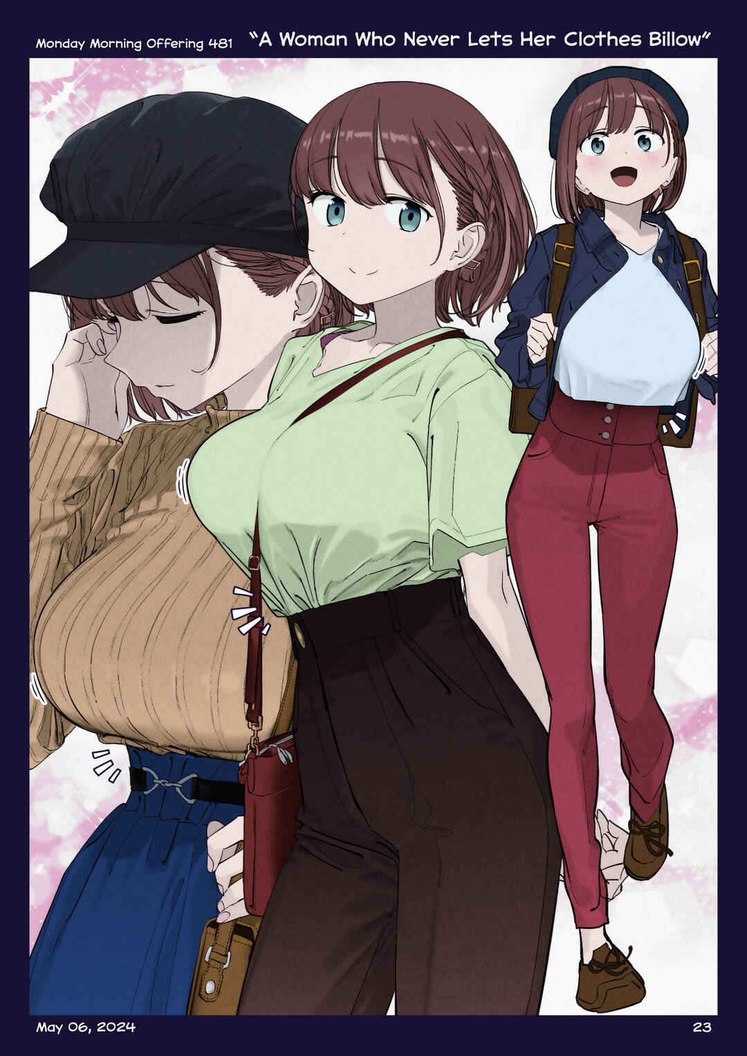 Getsuyoubi no Tawawa (Twitter Webcomic) (Fan Colored) Chapter 50 - Page 22