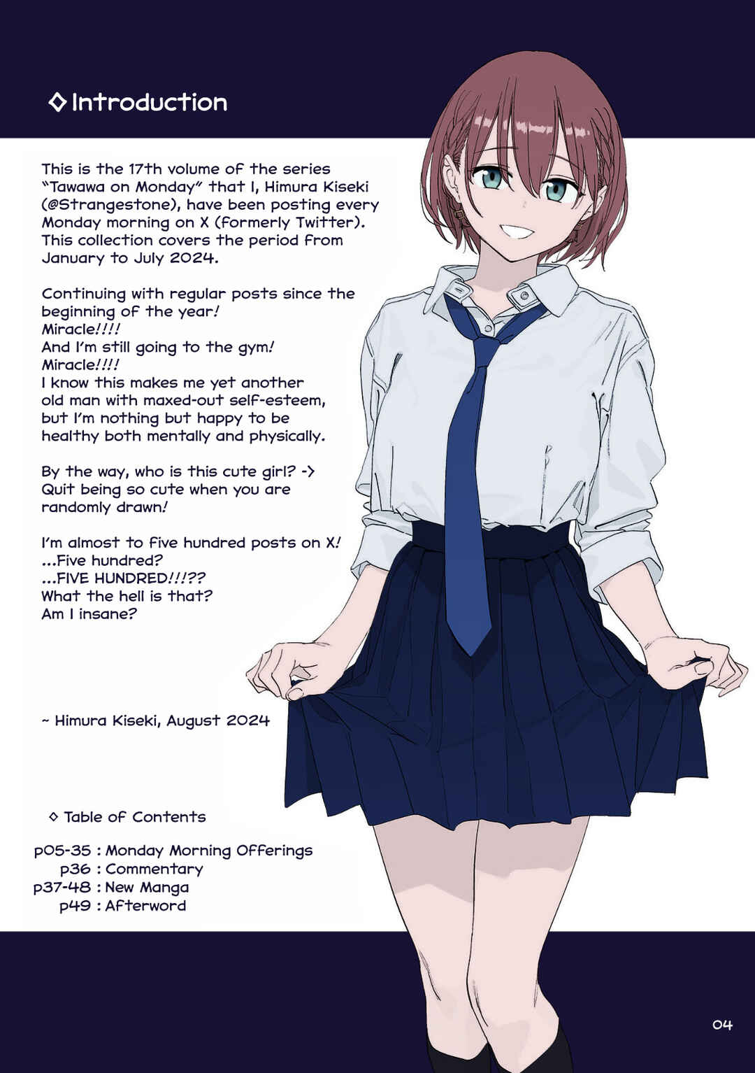 Getsuyoubi no Tawawa (Twitter Webcomic) (Fan Colored) Chapter 50 - Page 3