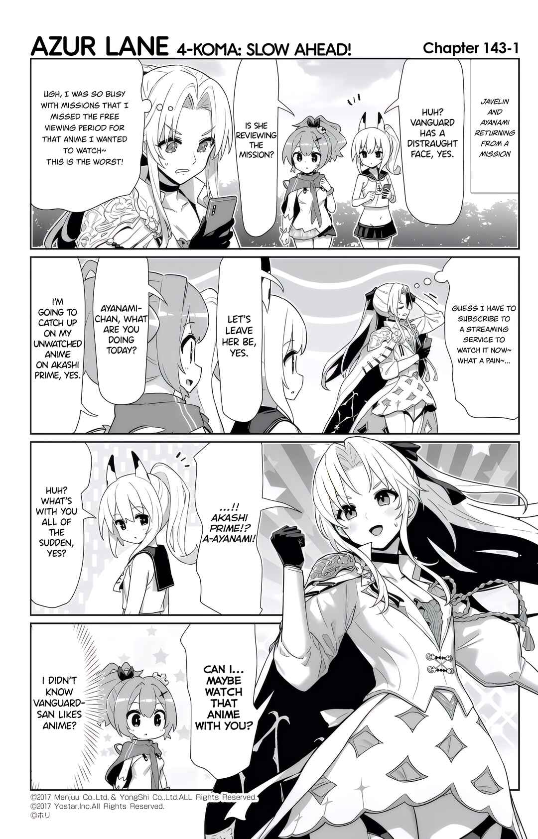 Azur Lane: Bisoku Zensin! Chapter 143 - Page 1