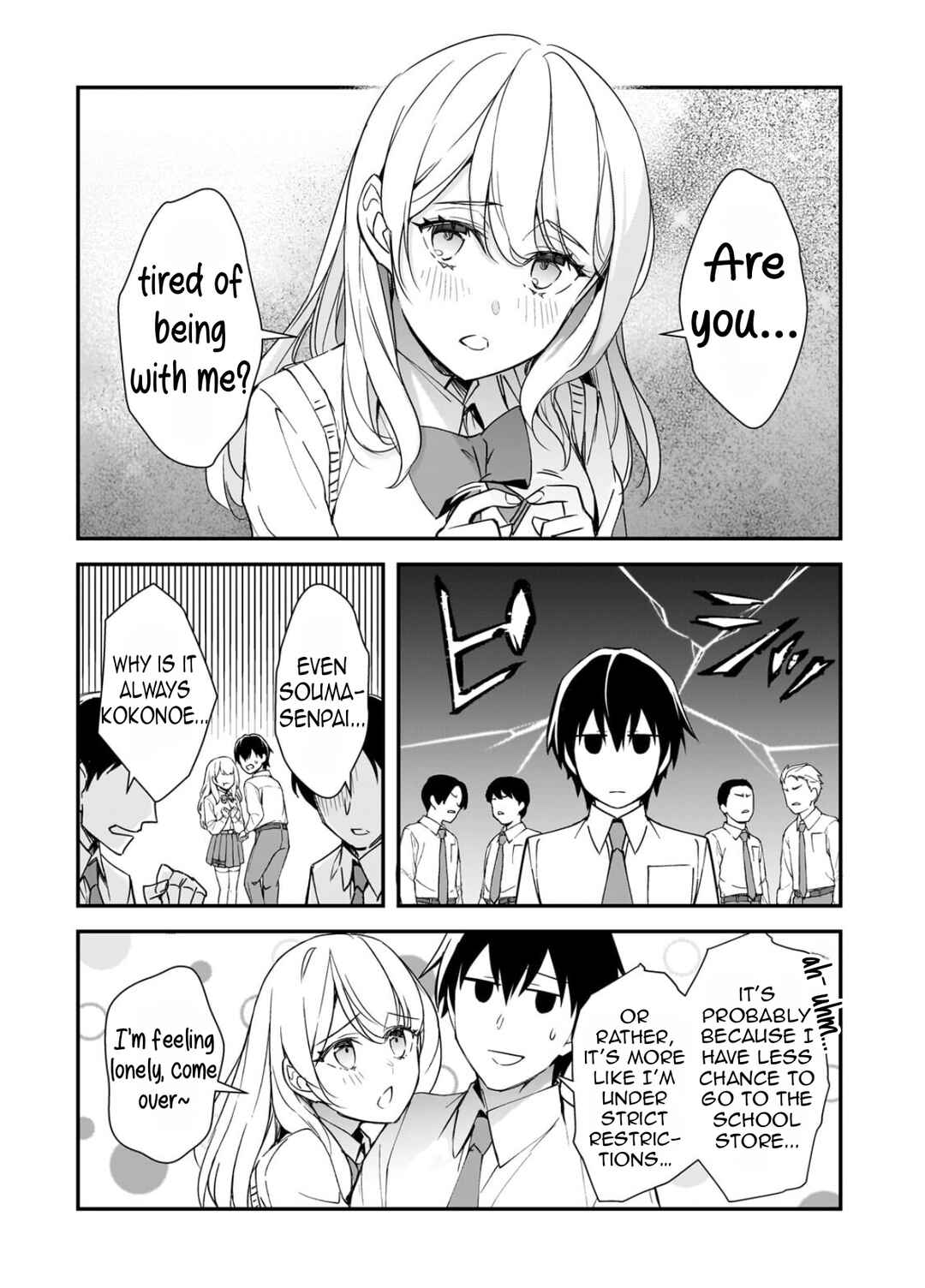Ore ni Trauma wo Ataeta Joshi-tachi ga Chirachira Mitekuru kedo, Zannen desuga Teokure desu Chapter 30.2 - Page 6
