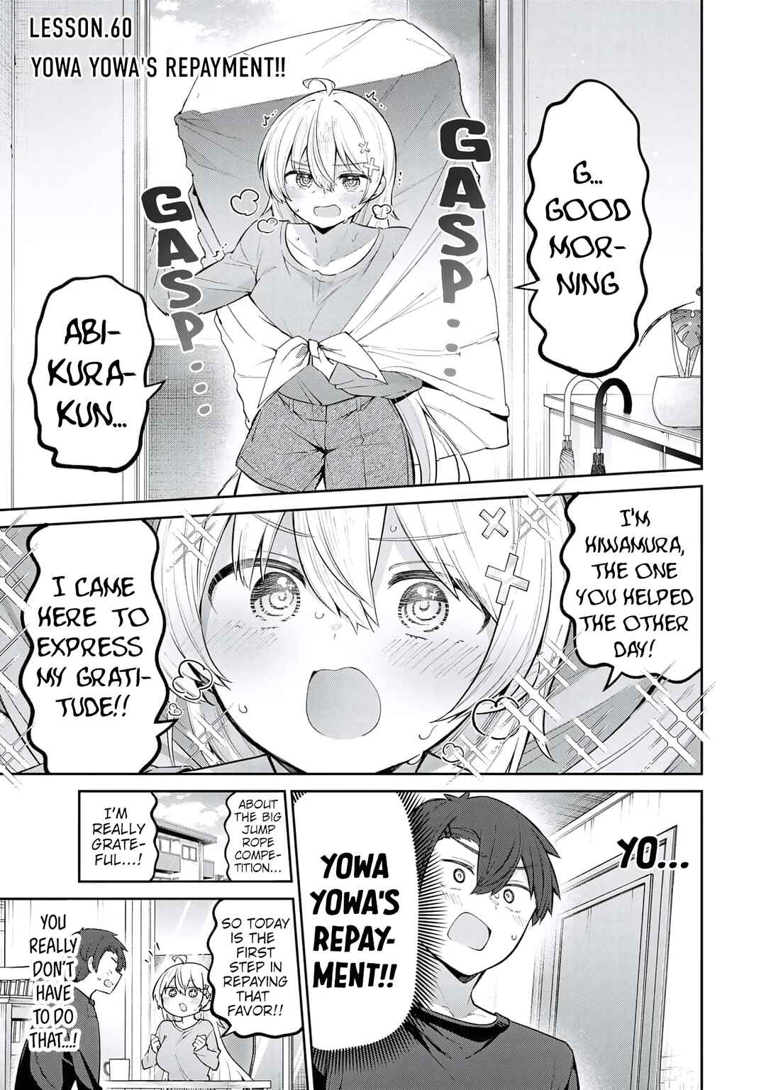 Yowa Yowa Sensei Chapter 60 - Page 1