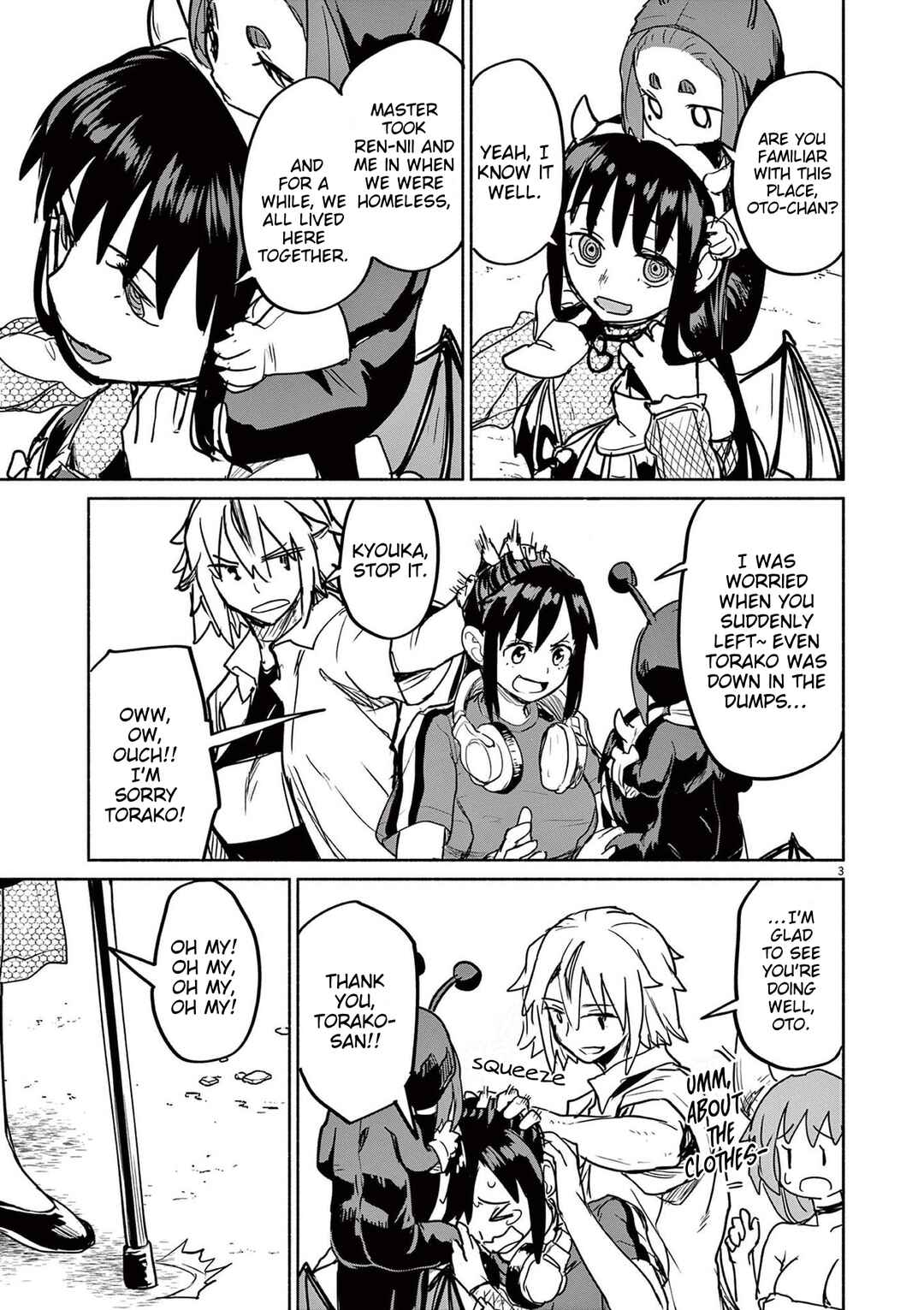 Kaii to Otome to Kamikakushi Chapter 76 - Page 3