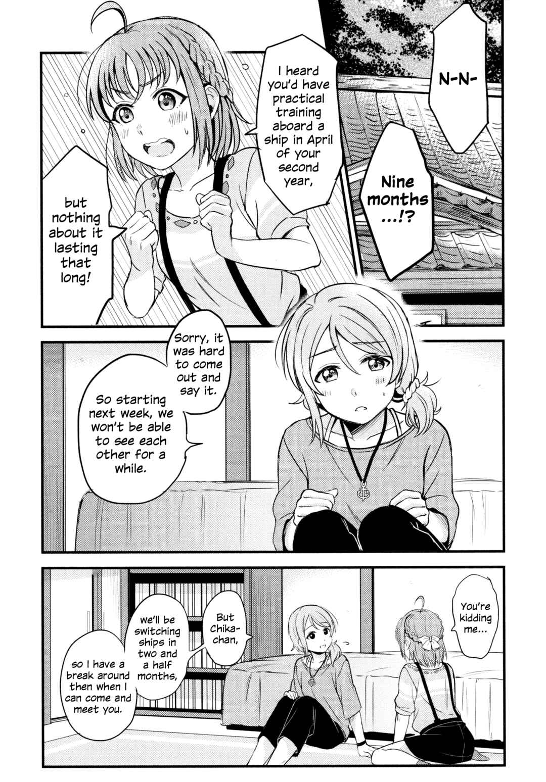 Love Live! Sunshine!! - Sailor Girlfriend (Doujinshi) Chapter 1 - Page 2