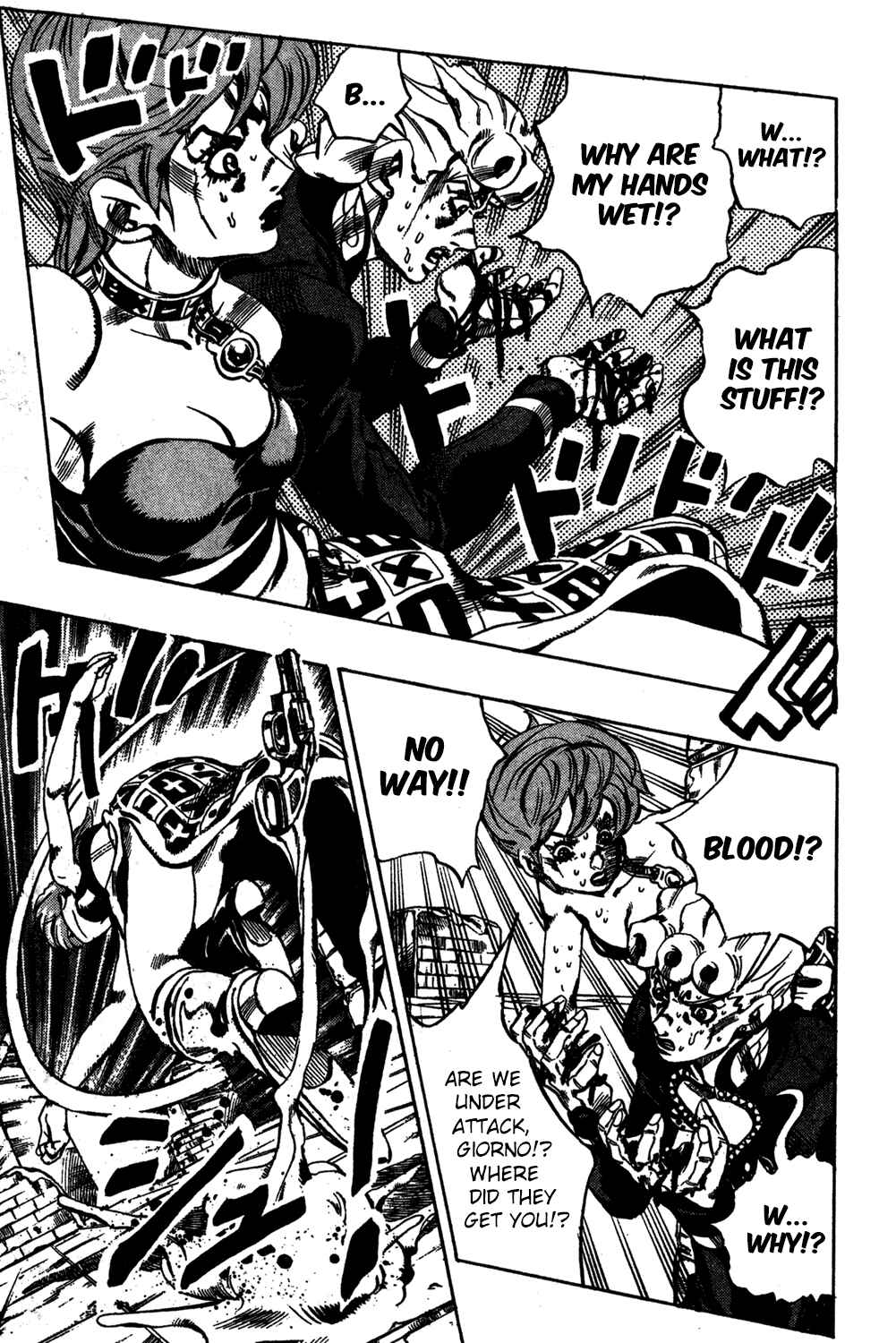 JoJo no Kimyou na Bouken: Part 5 - Ougon no Kaze Chapter 133 - Page 10