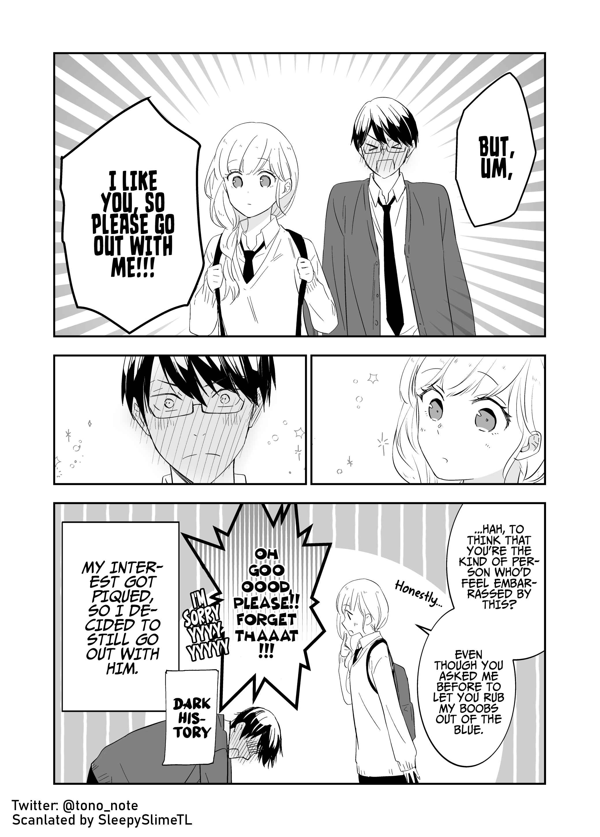 The World Will Be Destroyed Tomorrow, so I Want to Rub Your Boobs Chapter 2 - Page 4