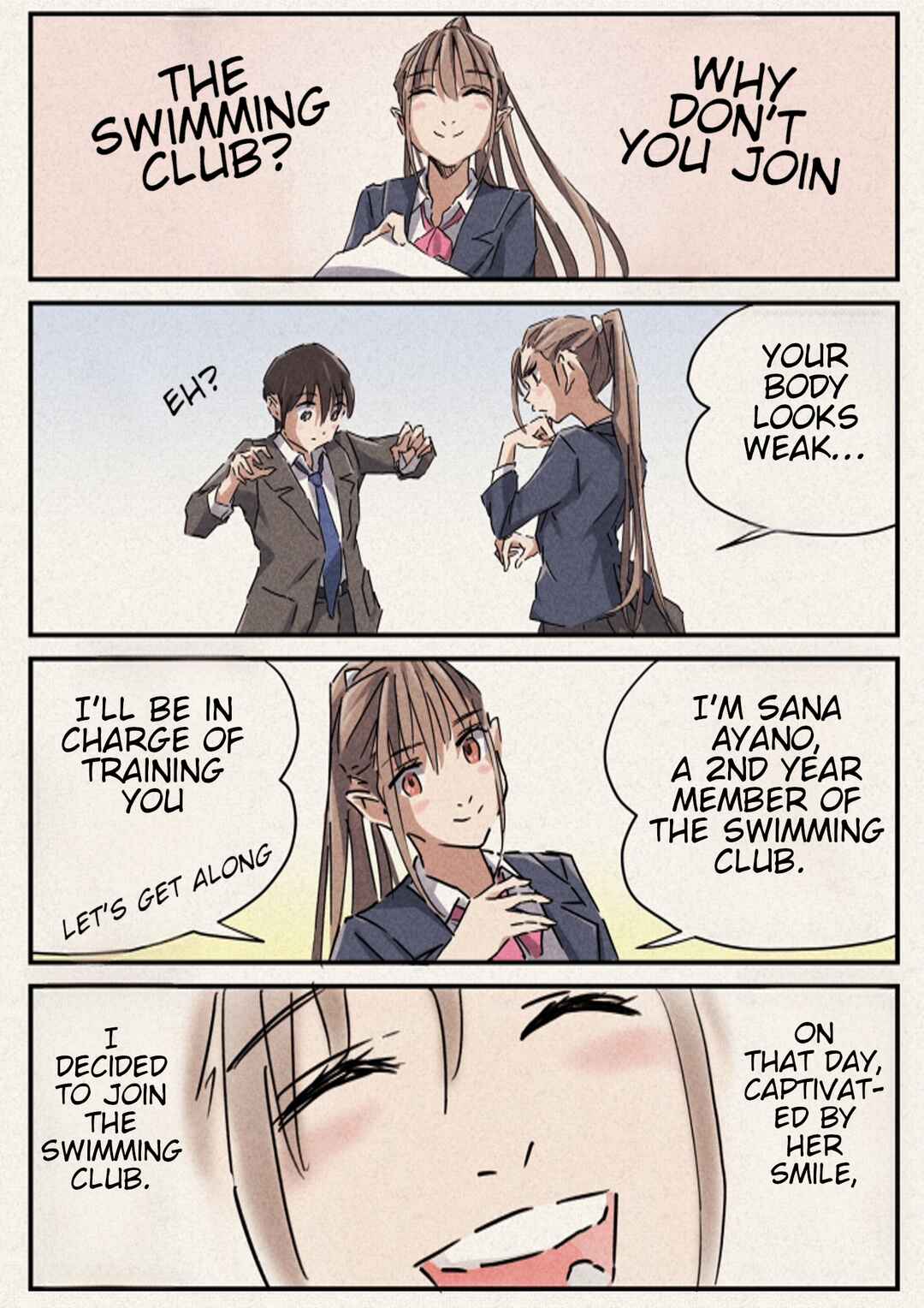 Suieibu no Kininaru Senpai no Onnanoko Manga Chapter 1 - Page 3
