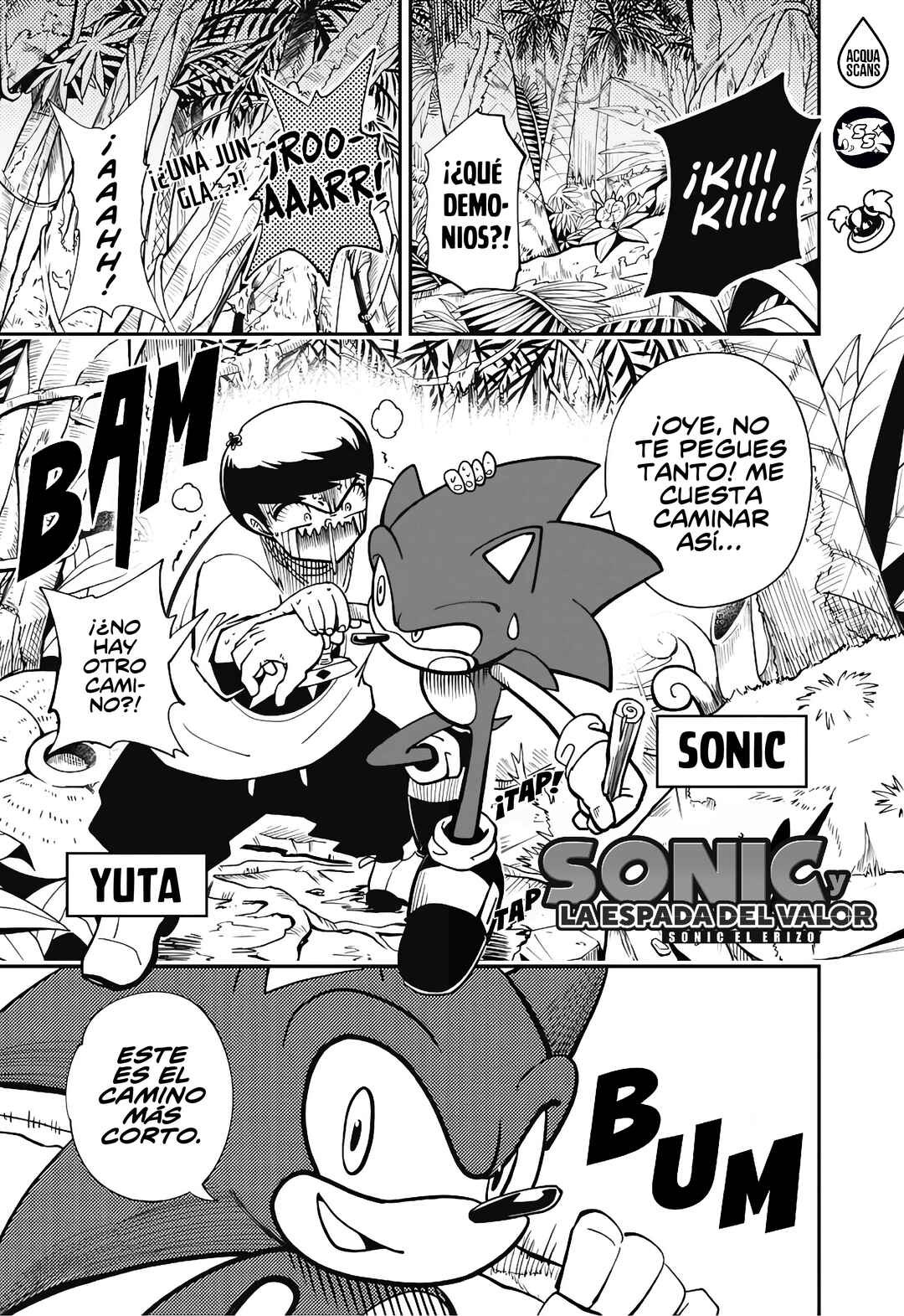 Sonic to Yuuki no Tsurugi Chapter 4 - Page 1