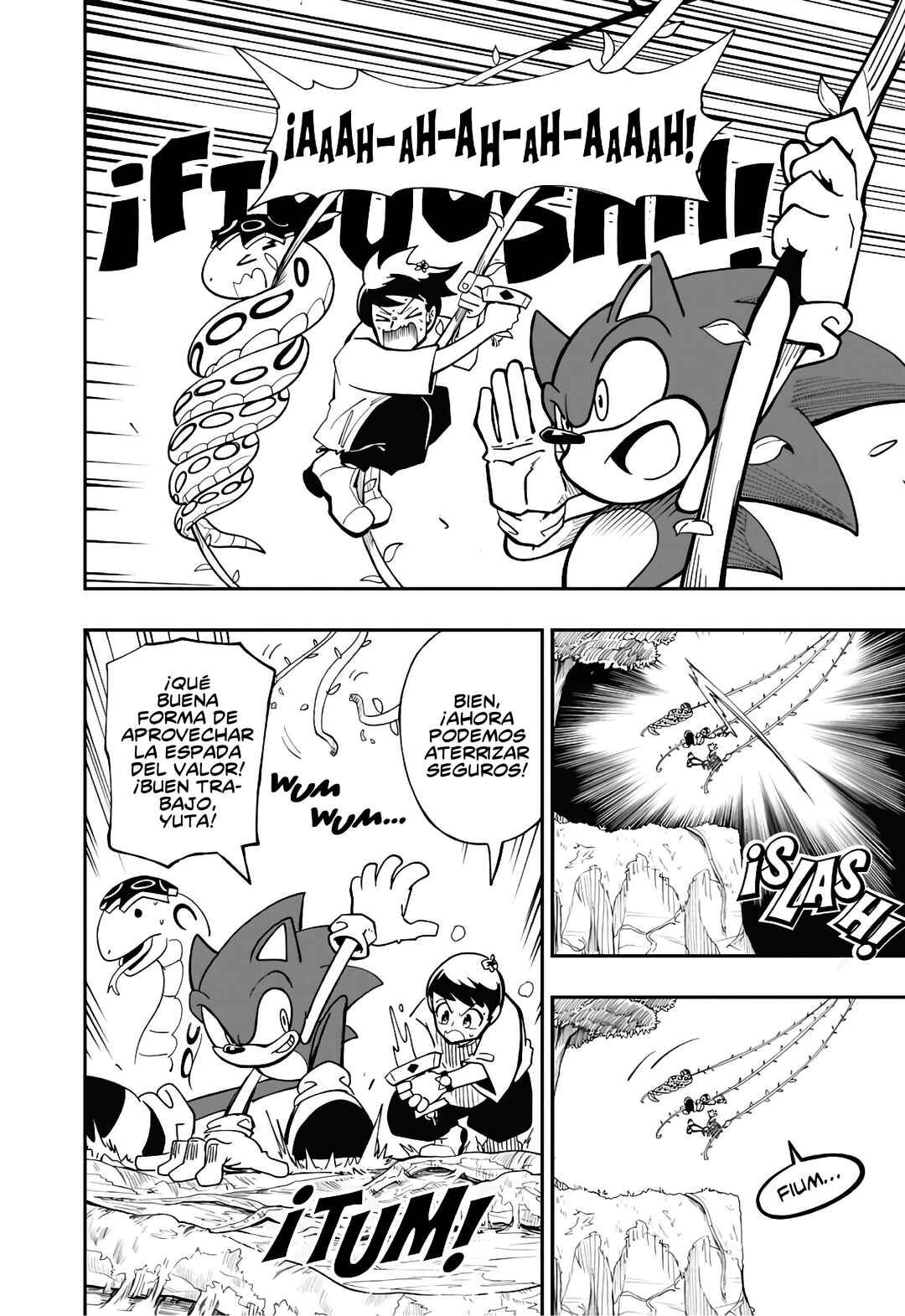 Sonic to Yuuki no Tsurugi Chapter 4 - Page 12