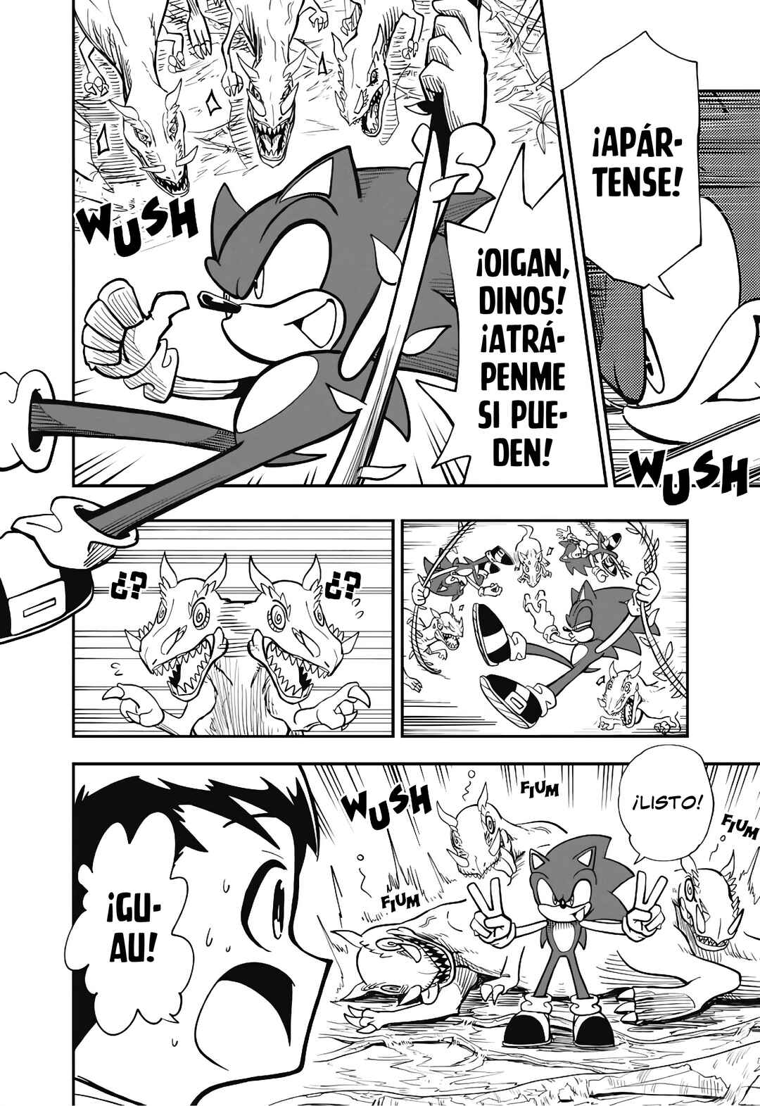 Sonic to Yuuki no Tsurugi Chapter 4 - Page 18