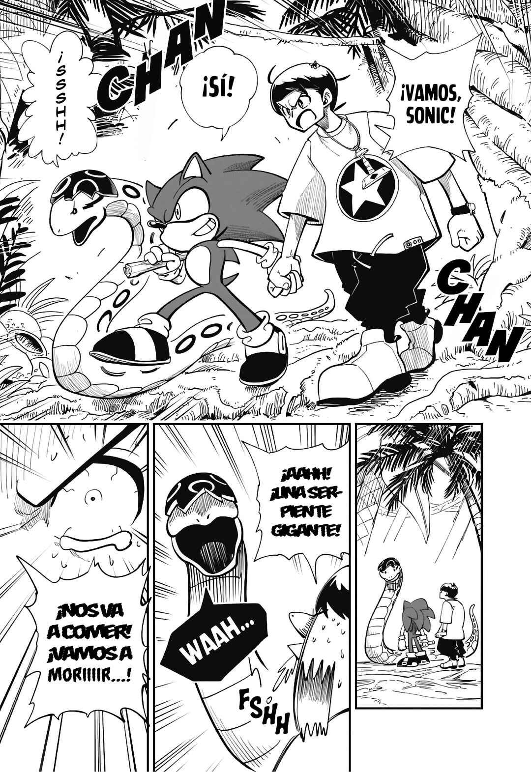 Sonic to Yuuki no Tsurugi Chapter 4 - Page 5