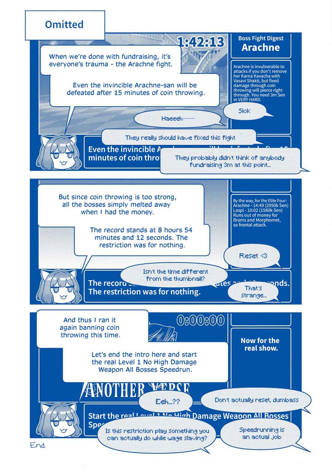 RTA Sousha wa Game Sekai kara Kaerenai Chapter 18.5 - Page 8