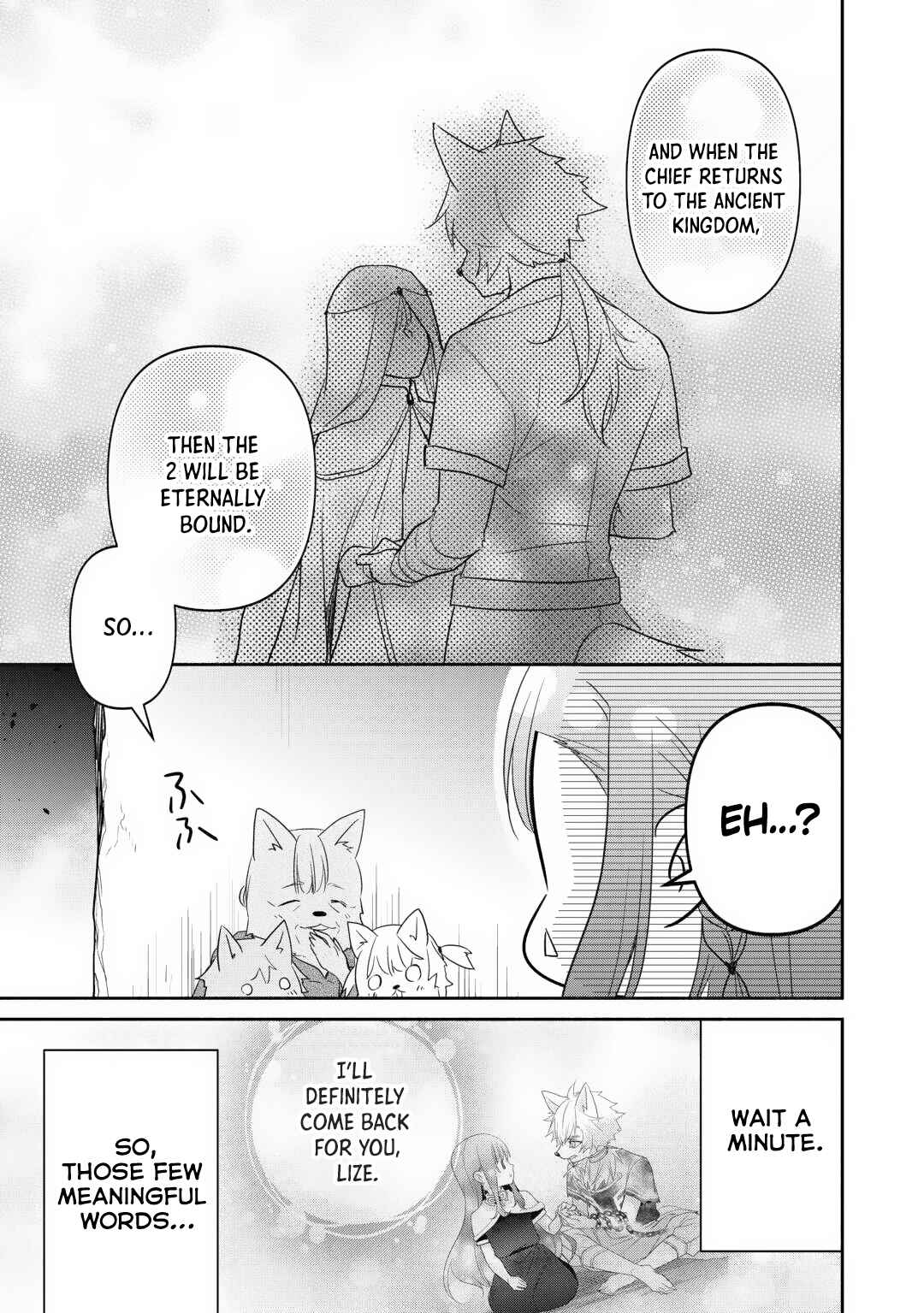 Tensei Youjo.: Shinjuu to Ouji to, Saikyou no Oji-san Youhei-dan no Naka de Ikiru Chapter 21 - Page 14