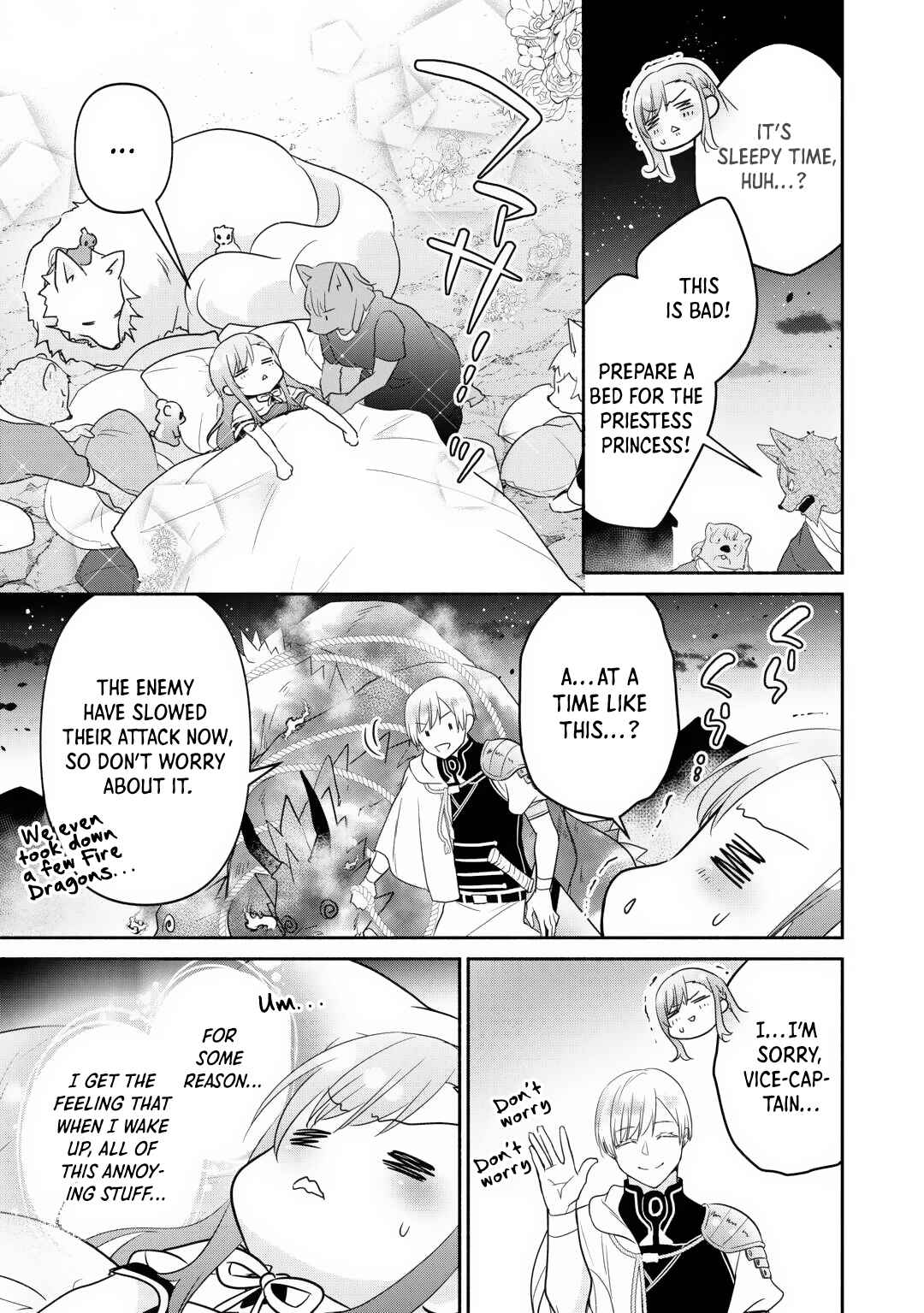 Tensei Youjo.: Shinjuu to Ouji to, Saikyou no Oji-san Youhei-dan no Naka de Ikiru Chapter 21 - Page 16