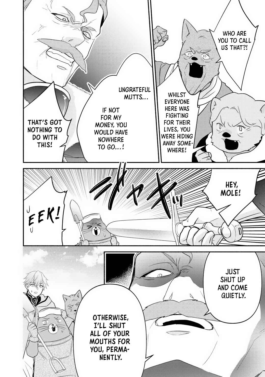 Tensei Youjo.: Shinjuu to Ouji to, Saikyou no Oji-san Youhei-dan no Naka de Ikiru Chapter 21 - Page 23