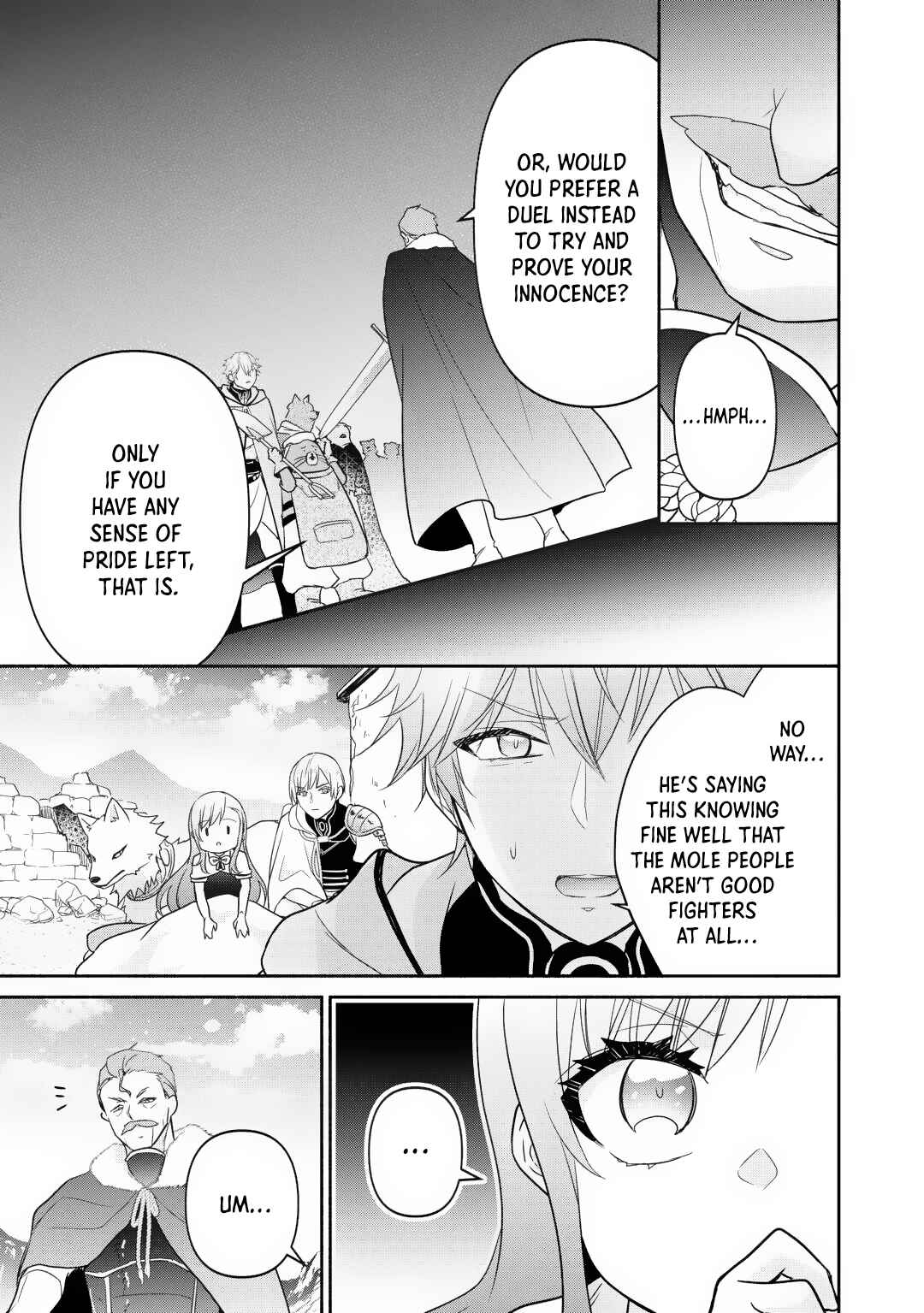 Tensei Youjo.: Shinjuu to Ouji to, Saikyou no Oji-san Youhei-dan no Naka de Ikiru Chapter 21 - Page 24