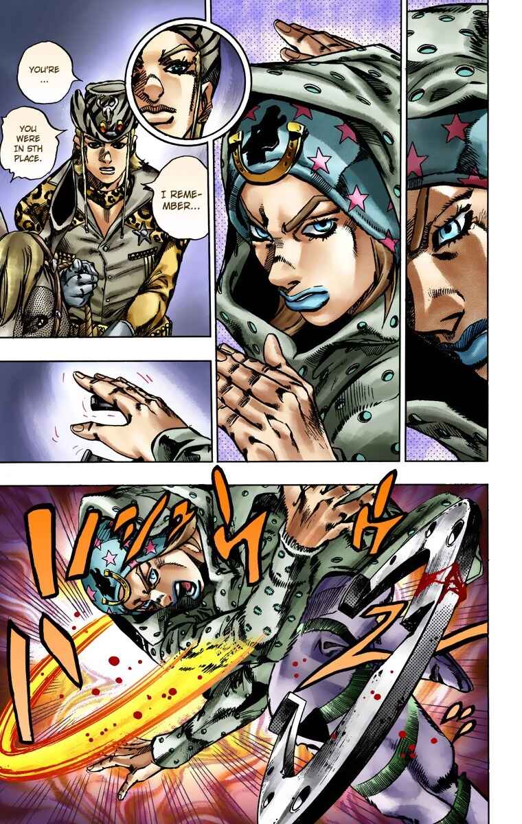 JoJo no Kimyou na Bouken: Part 7 - Steel Ball Run Color-ban Chapter 17 - Page 16