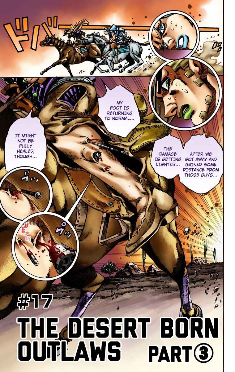 JoJo no Kimyou na Bouken: Part 7 - Steel Ball Run Color-ban Chapter 17 - Page 2