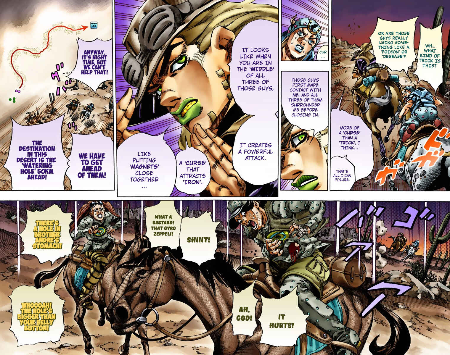 JoJo no Kimyou na Bouken: Part 7 - Steel Ball Run Color-ban Chapter 17 - Page 3
