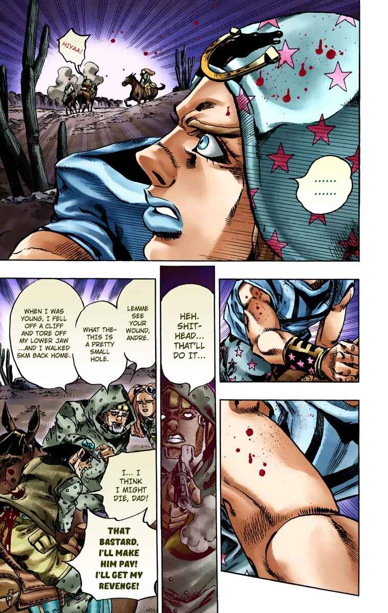 JoJo no Kimyou na Bouken: Part 7 - Steel Ball Run Color-ban Chapter 17 - Page 7
