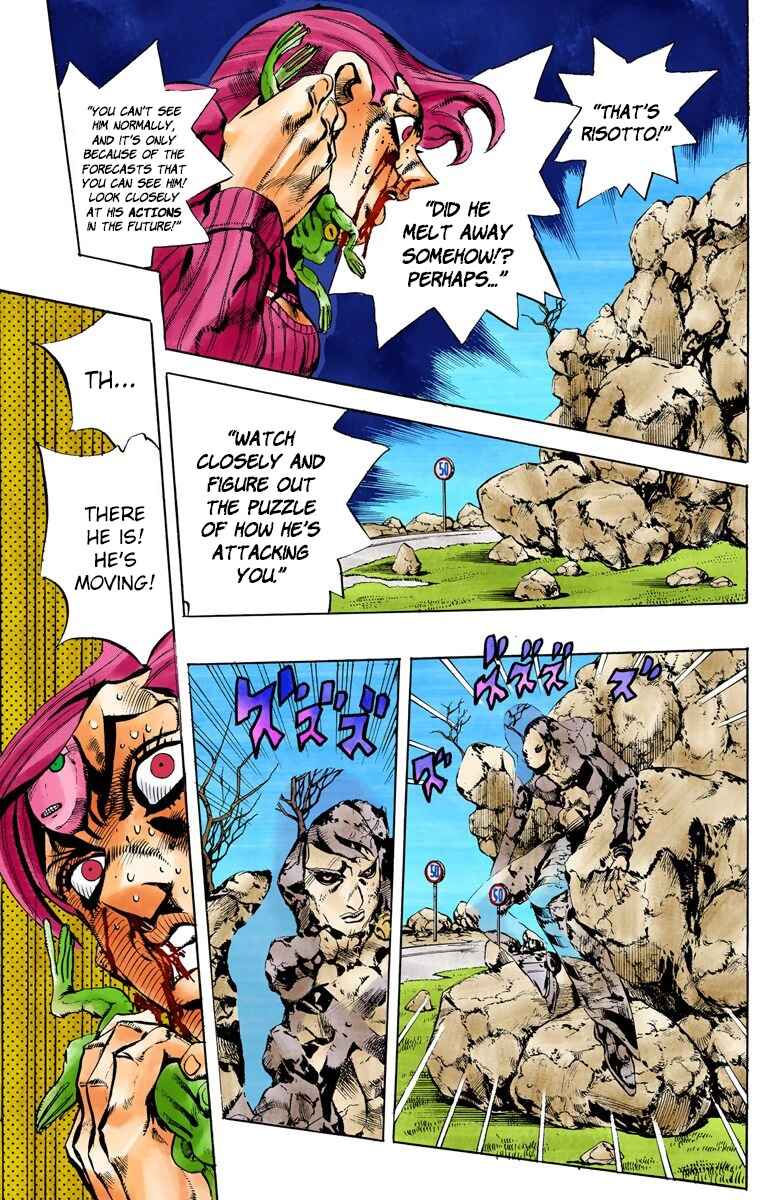 JoJo no Kimyou na Bouken: Part 5 - Ougon no Kaze Color-ban Chapter 105 - Page 17