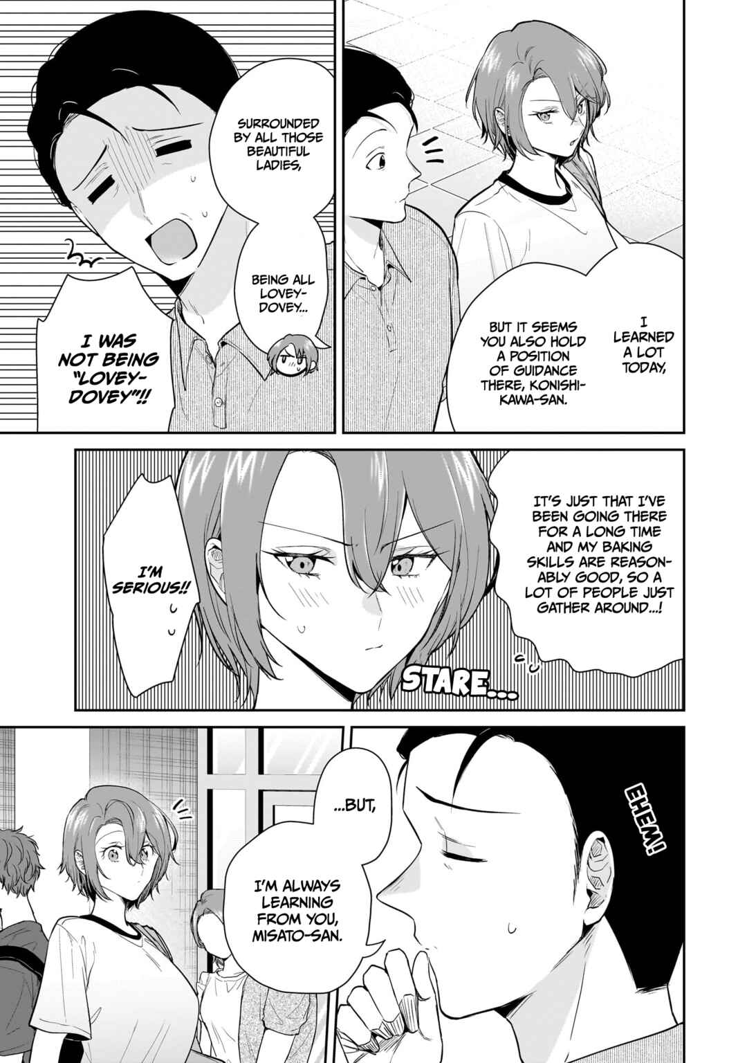 Misato-san wa Amasugi Joushi ni Chotto Kibishii Chapter 11 - Page 13