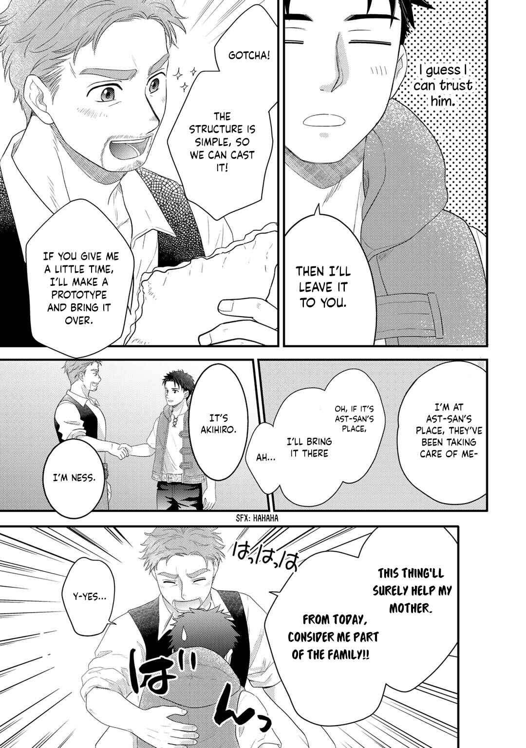 Isekai ni Kita Mitai dakedo Dou Sureba Yoi no Darou: Shachiku SE no My Pace Boukenki Chapter 13 - Page 22