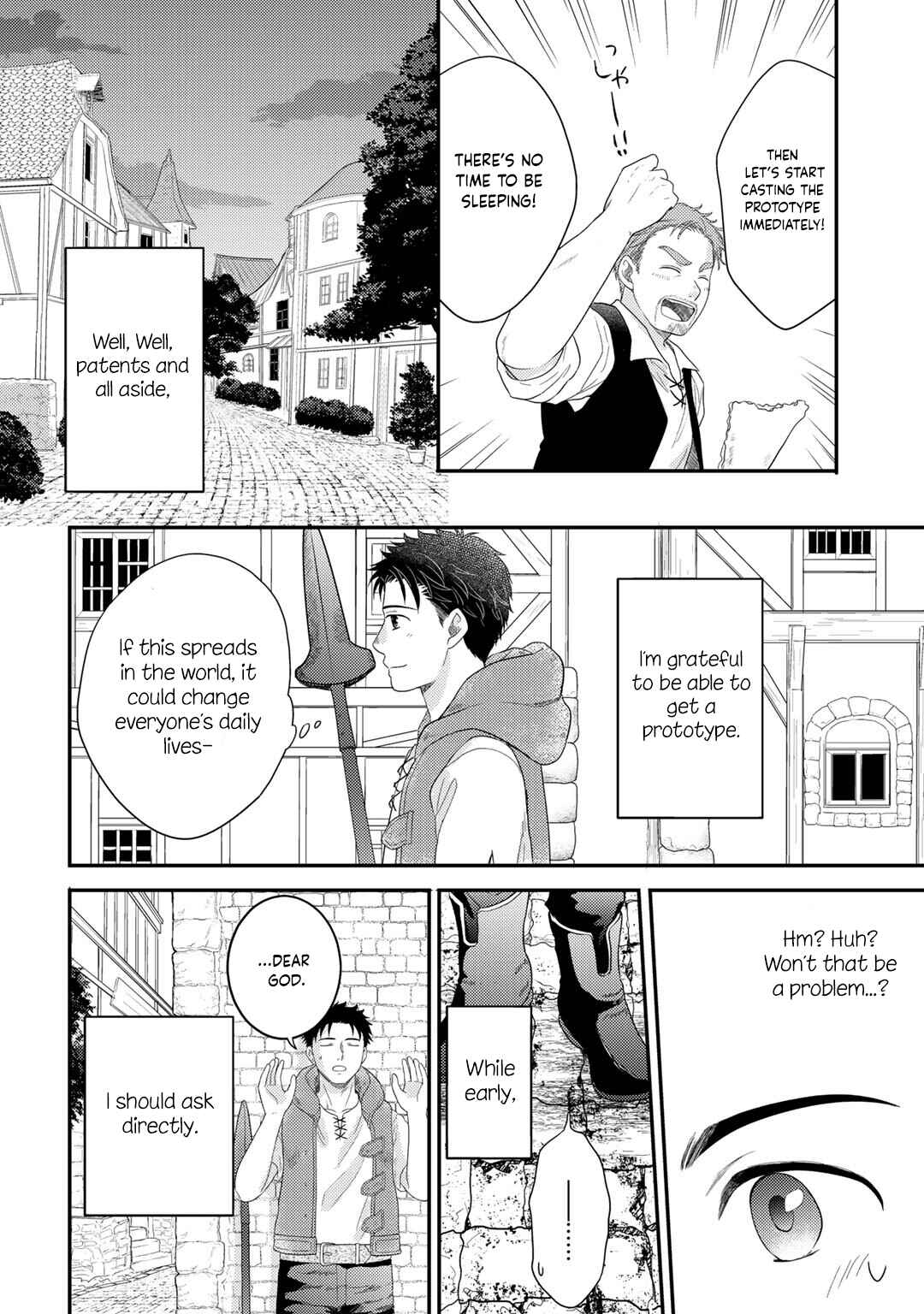 Isekai ni Kita Mitai dakedo Dou Sureba Yoi no Darou: Shachiku SE no My Pace Boukenki Chapter 13 - Page 23