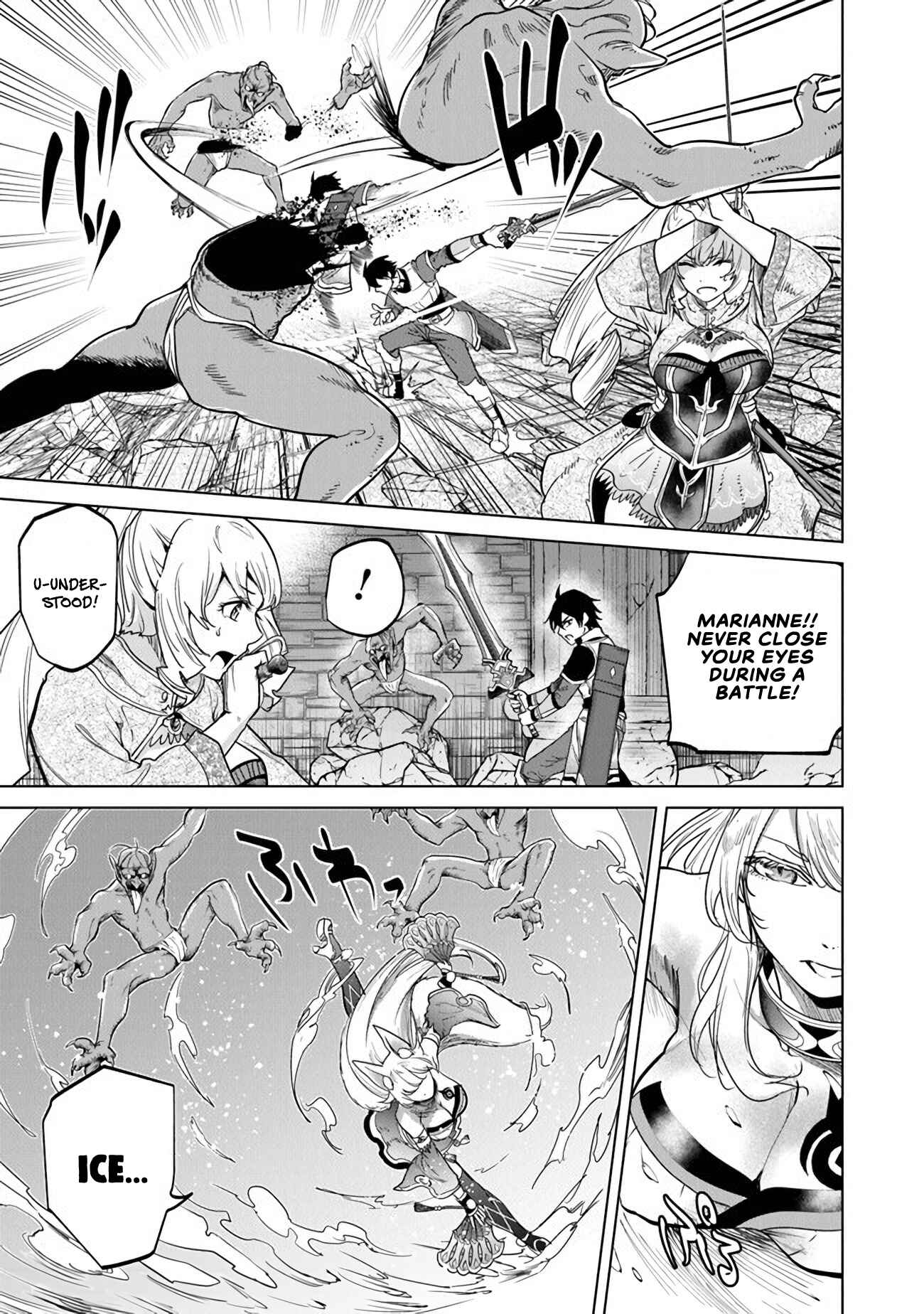 Keikenchi Chochiku de Nonbiri Shoushin Ryokou ~Yuusha to Koibito ni Tsuihou Sareta Senshi no Mujikaku Zamaa~ Chapter 8 - Page 12