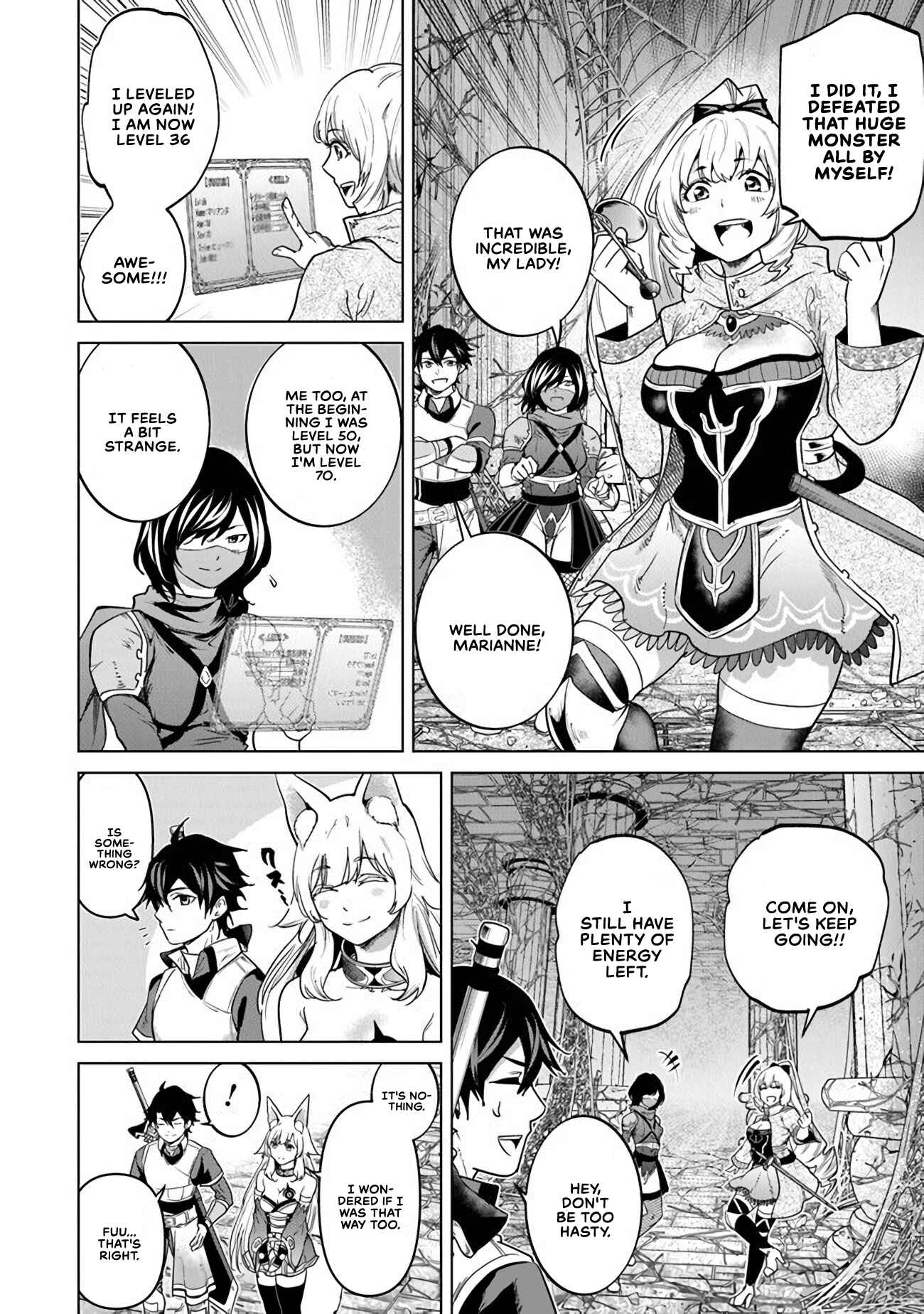 Keikenchi Chochiku de Nonbiri Shoushin Ryokou ~Yuusha to Koibito ni Tsuihou Sareta Senshi no Mujikaku Zamaa~ Chapter 8 - Page 19