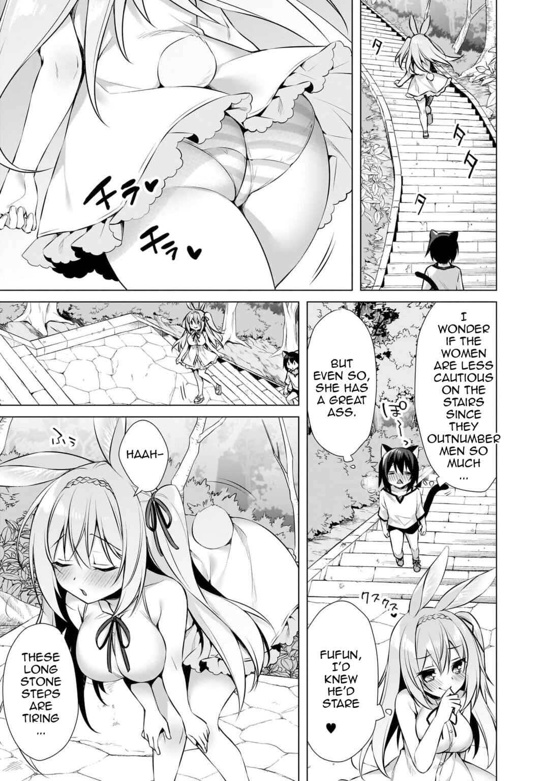 Boku no Risou no Isekai Seikatsu - Tensei shitara Kemomimi Musume darake no Sekai de Harem ni Chapter 6 - Page 19